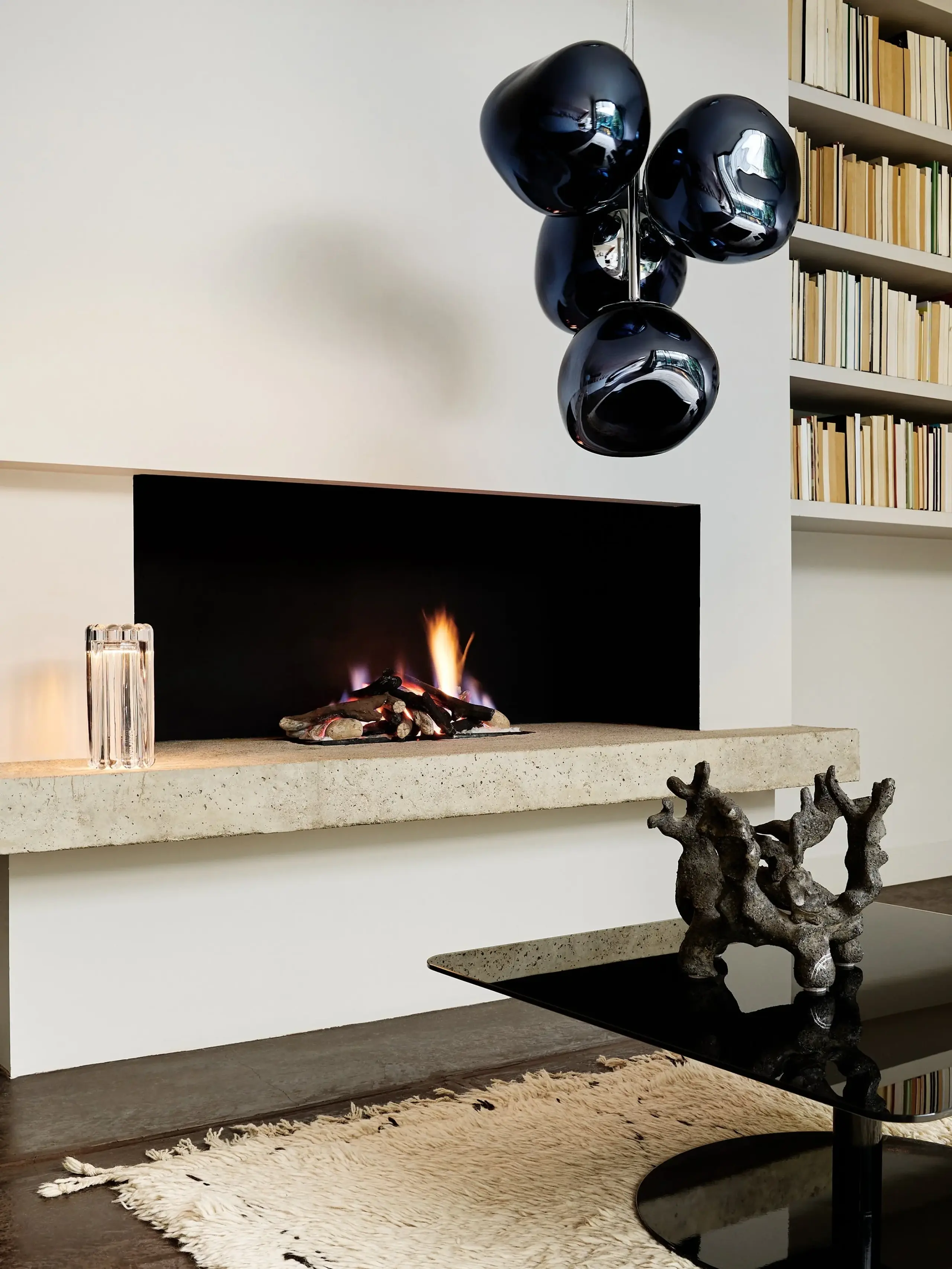 Tom Dixon - Ceiling lamp - Melt Chandelier Mini Led - Mirrored, Polished Smoke