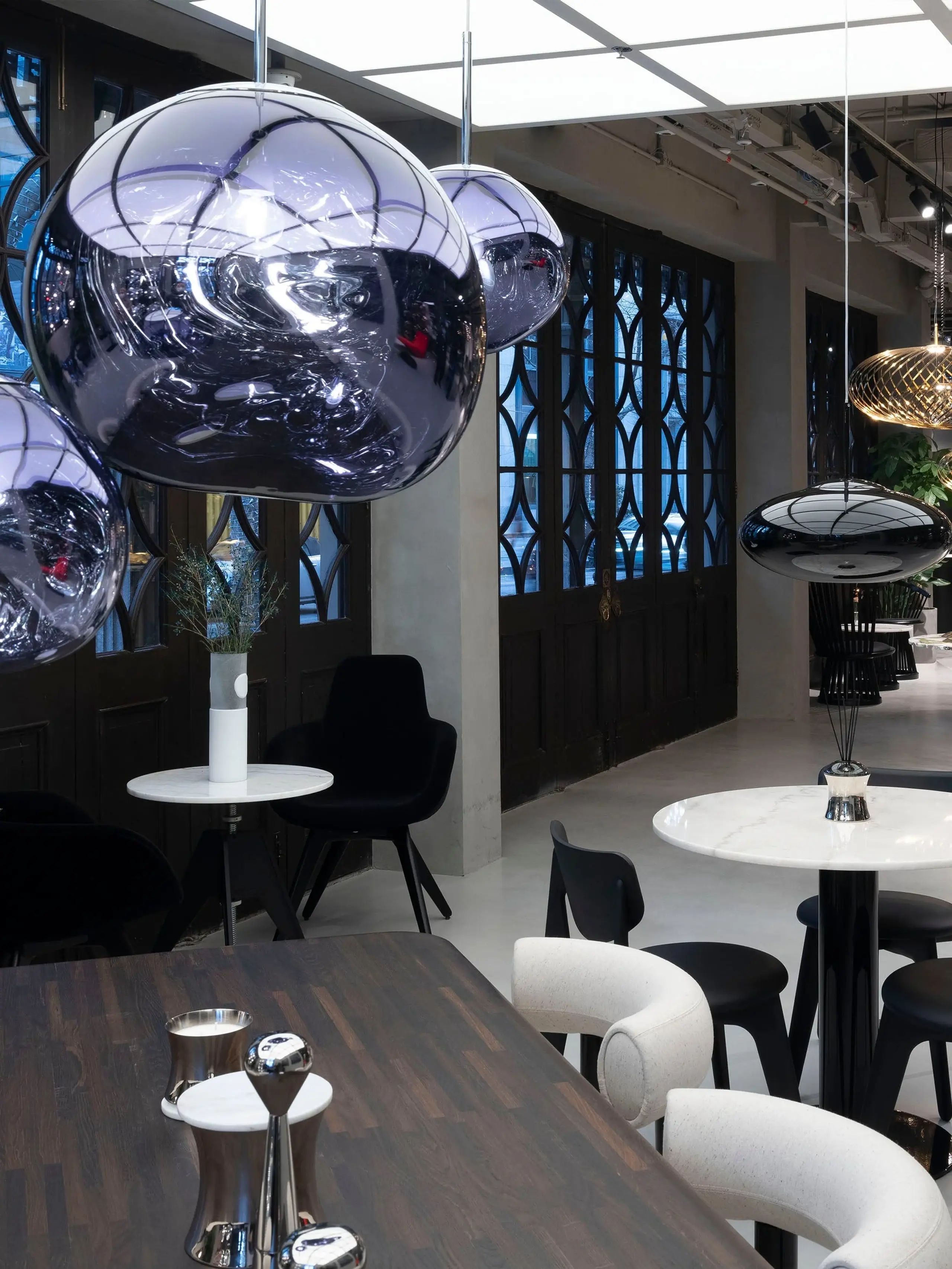 Tom Dixon - Ceiling lamp - Melt Pendant - Mirrored Smoke