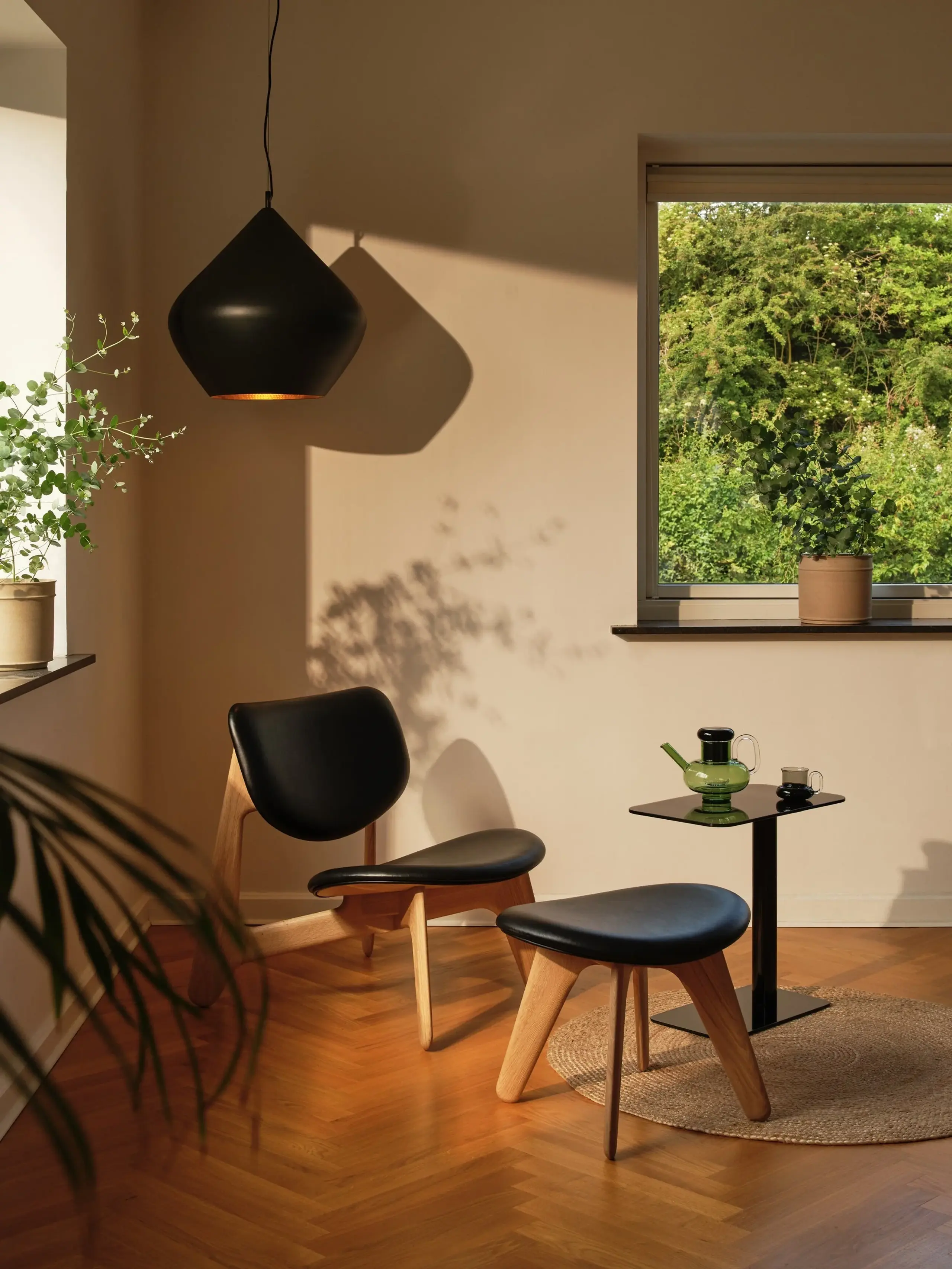 Tom Dixon - Lounge chair - Slab Lounge Chair - Natural / Black