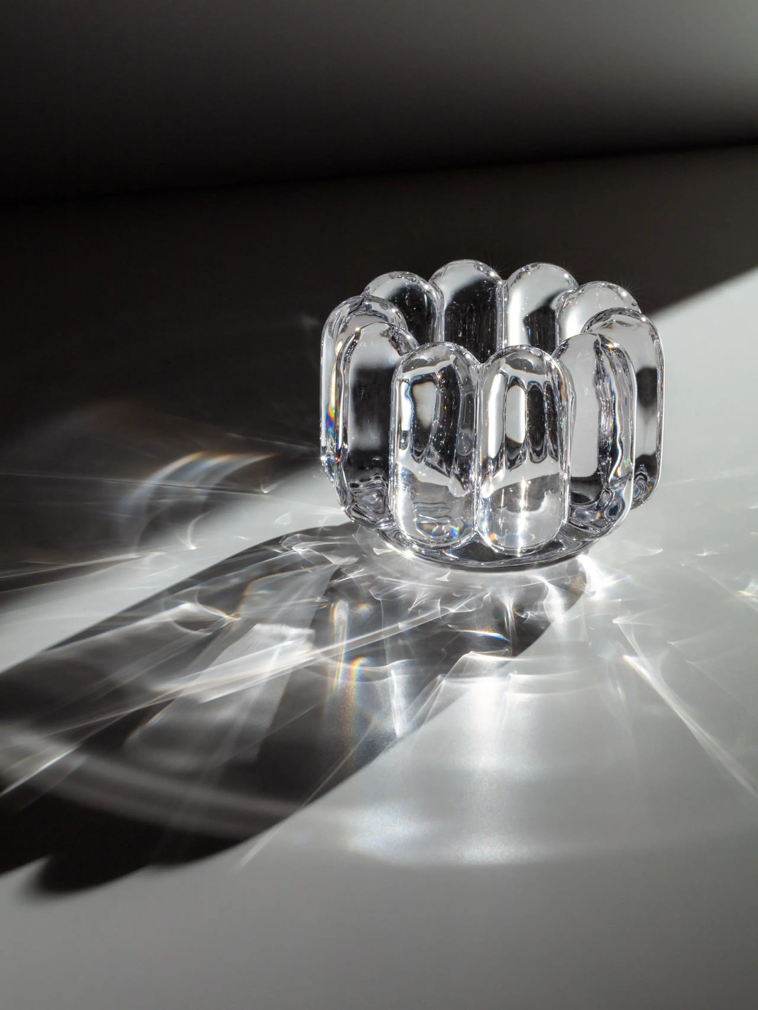 Tom Dixon - Suporte de velas - Press Tealight - Clear - Vertical