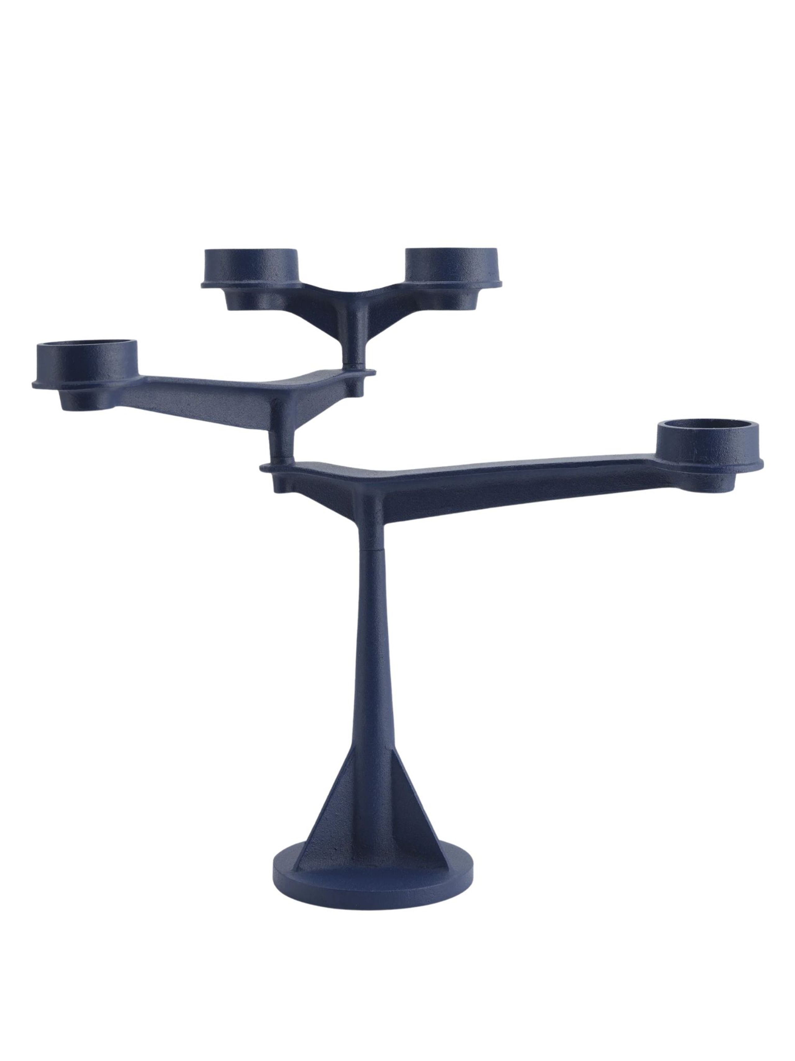 Tom Dixon - Kaarshouder - Spin Mini Candelabra - Blue