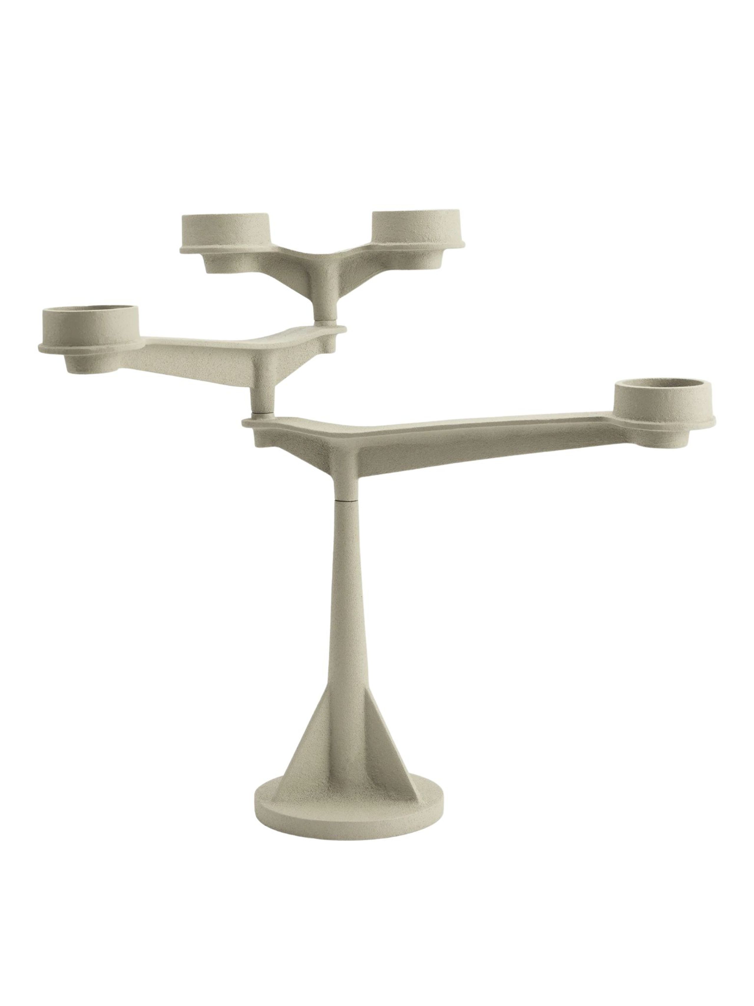 Tom Dixon - Kaarshouder - Spin Mini Candelabra - Putty