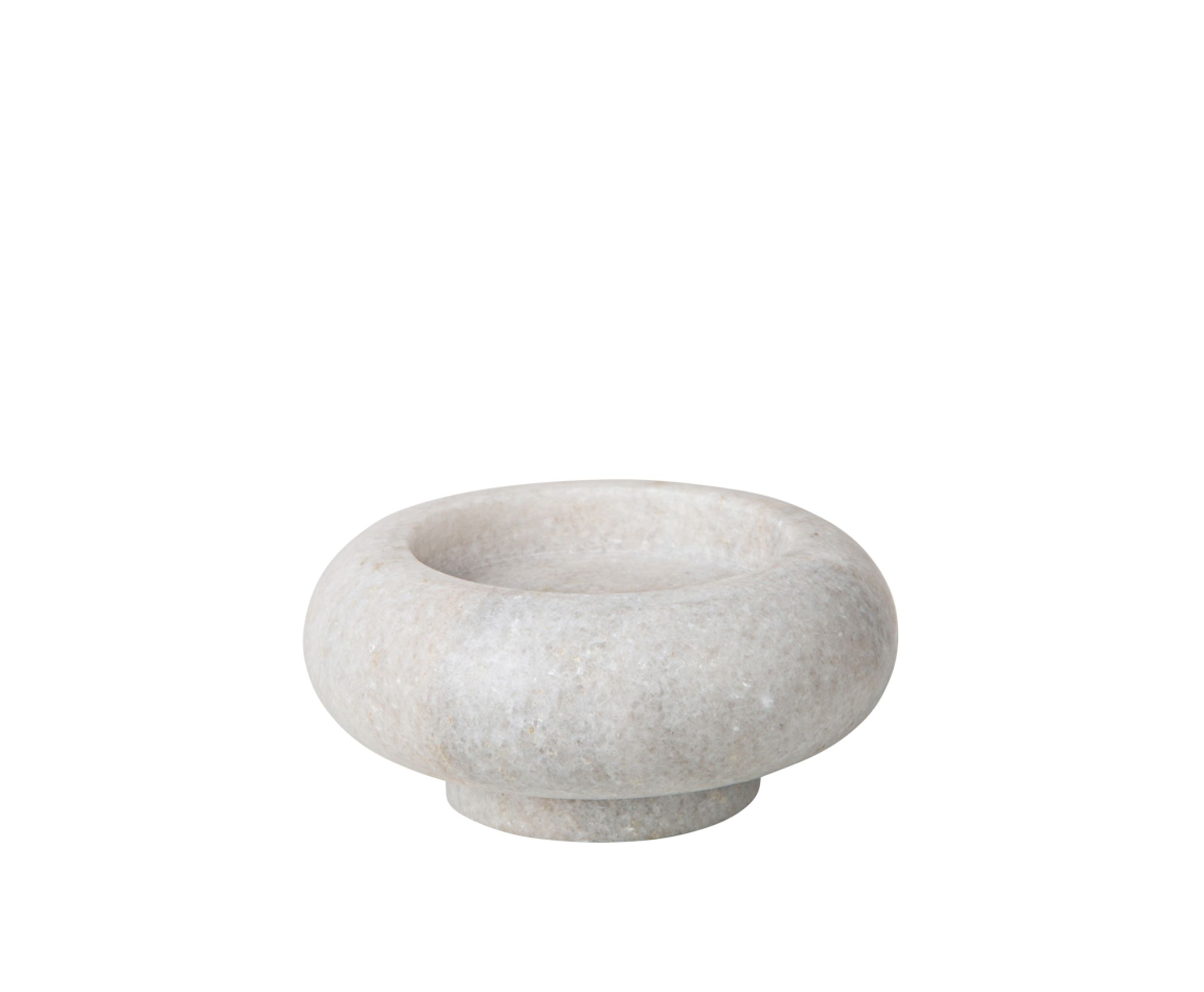 Tom Dixon - Candle holder - Stone Stacking Candleholder - Polished White