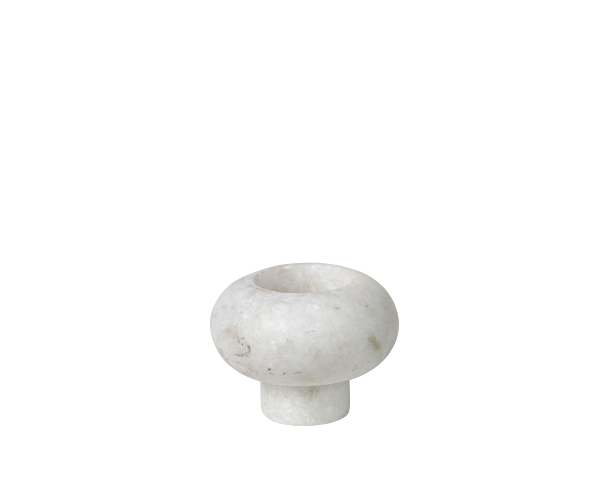 Tom Dixon - Candle holder - Stone Stacking Candleholder - Polished White