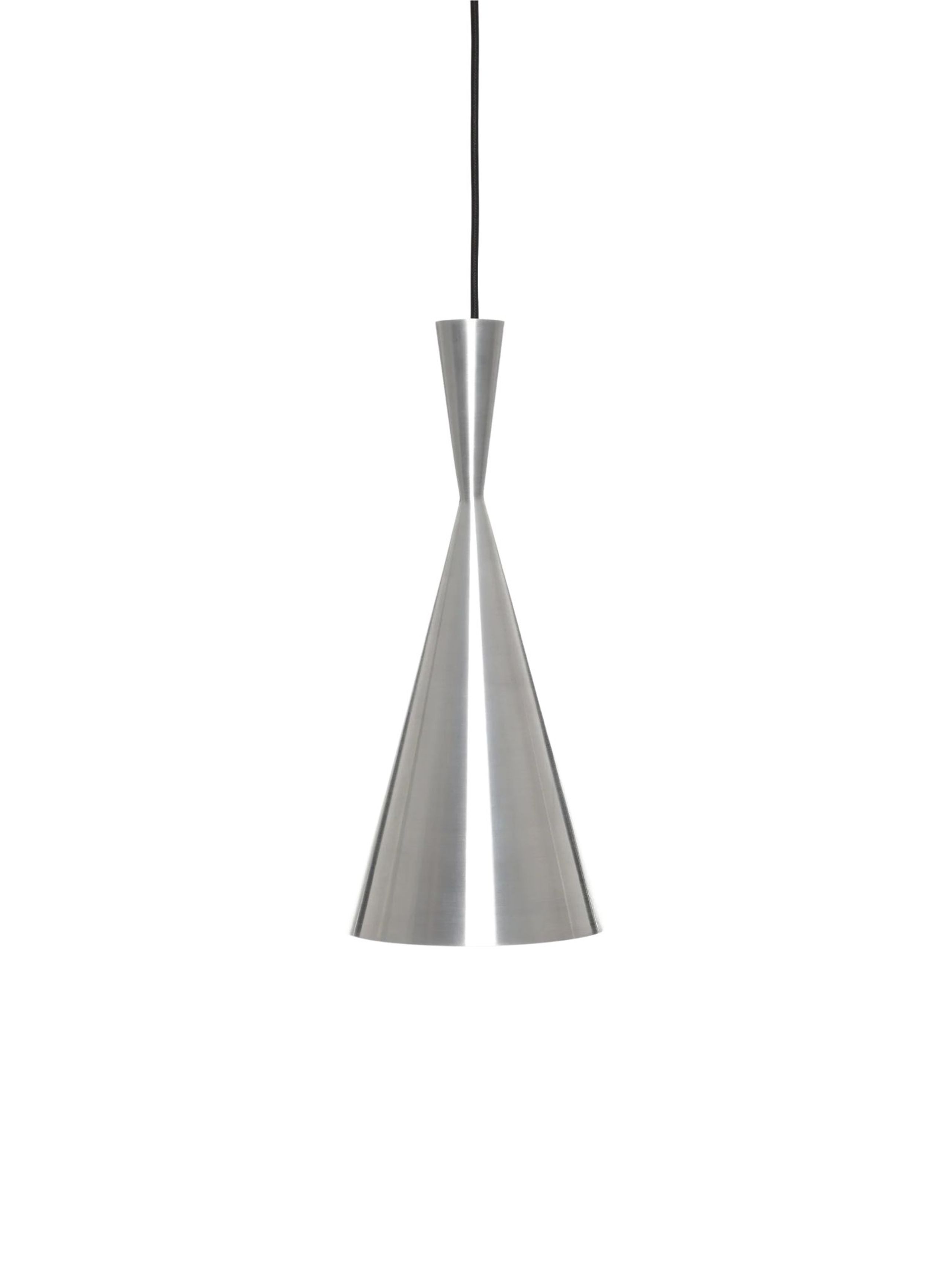 Tom Dixon - Pendant lamp - Beat Shade Tall Unbeaten - Brushed Aluminium