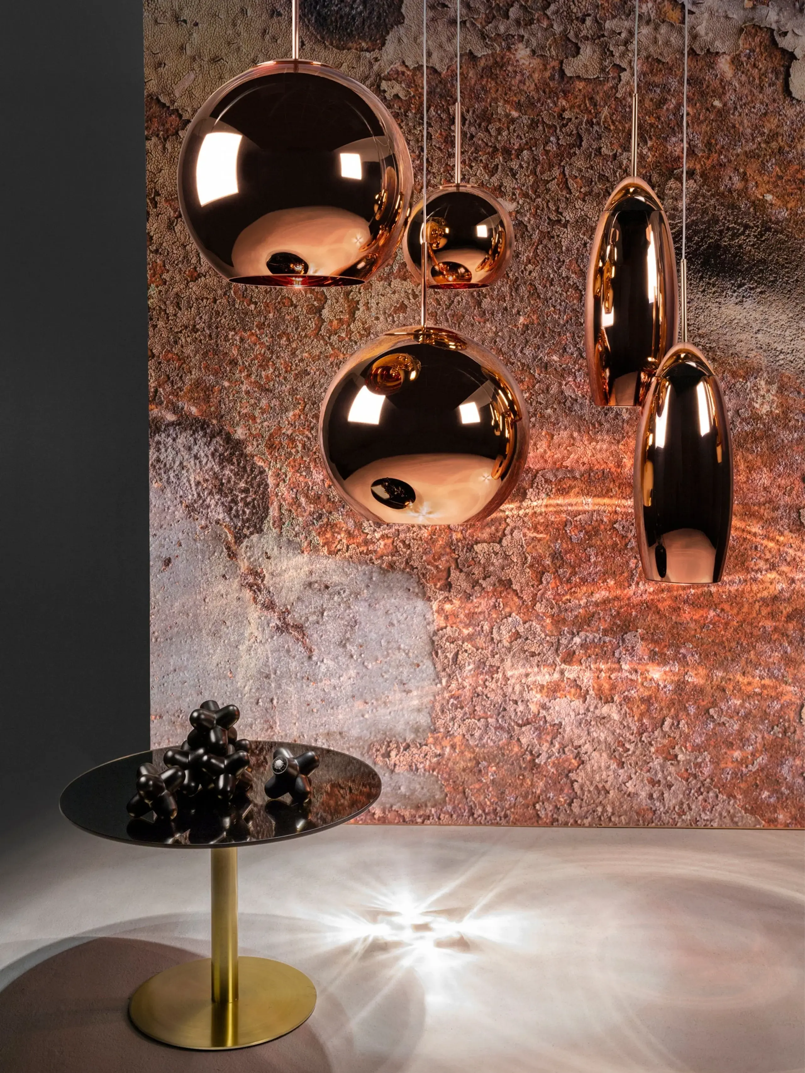 Tom Dixon - Pendant Lamp - Copper Pendant Round Led - Mirrored Copper 25