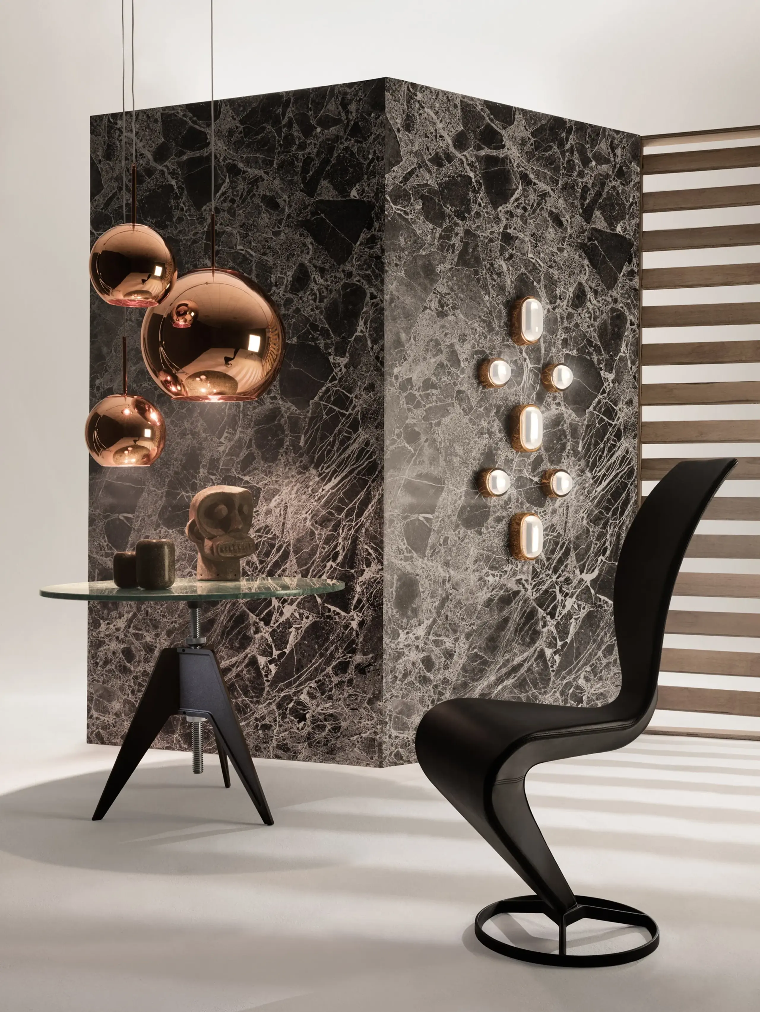 Tom Dixon - Pendant Lamp - Copper Pendant Round Led - Mirrored Copper 25