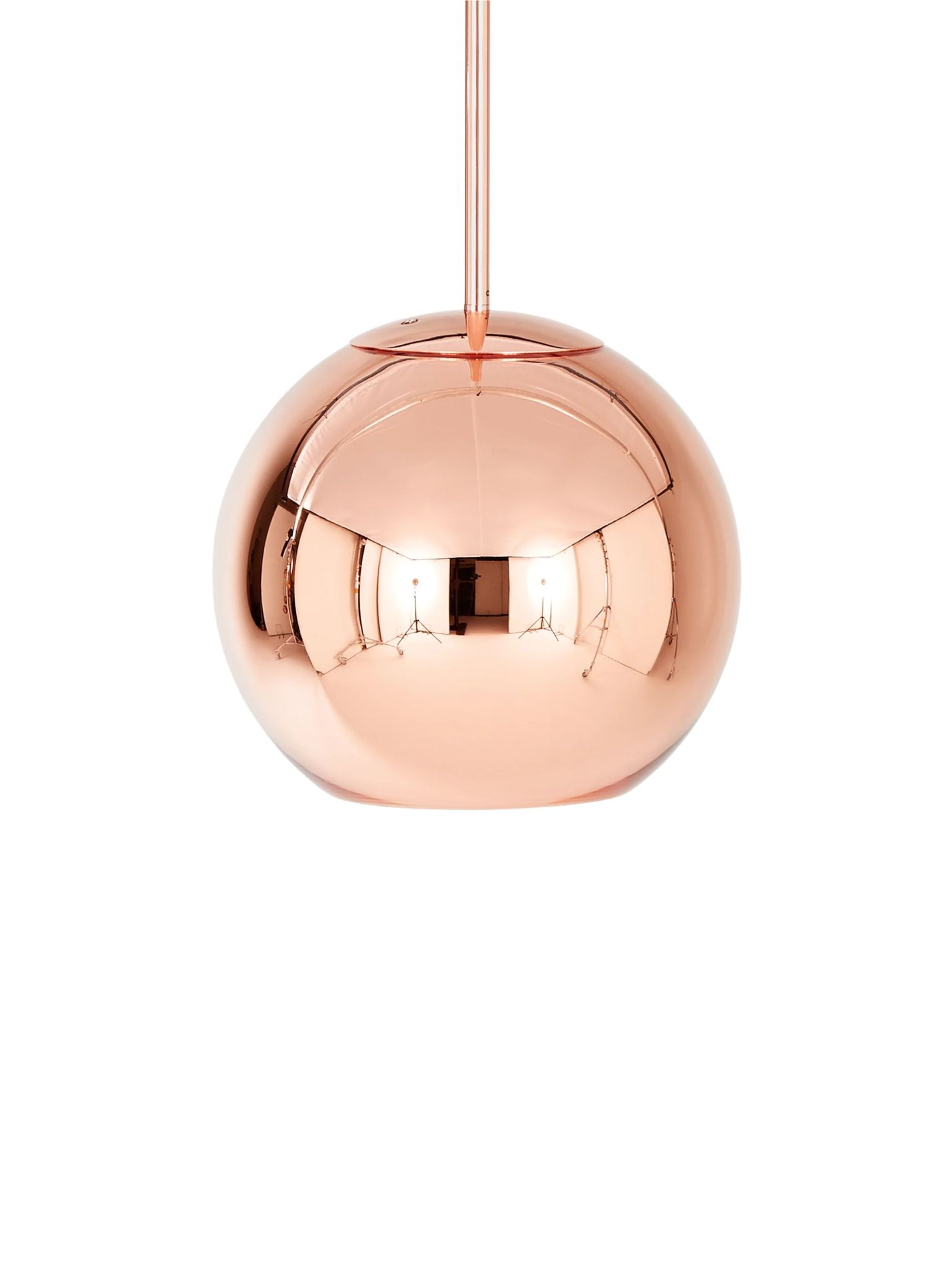 Tom Dixon - Pendant Lamp - Copper Pendant Round Led - Mirrored Copper 25