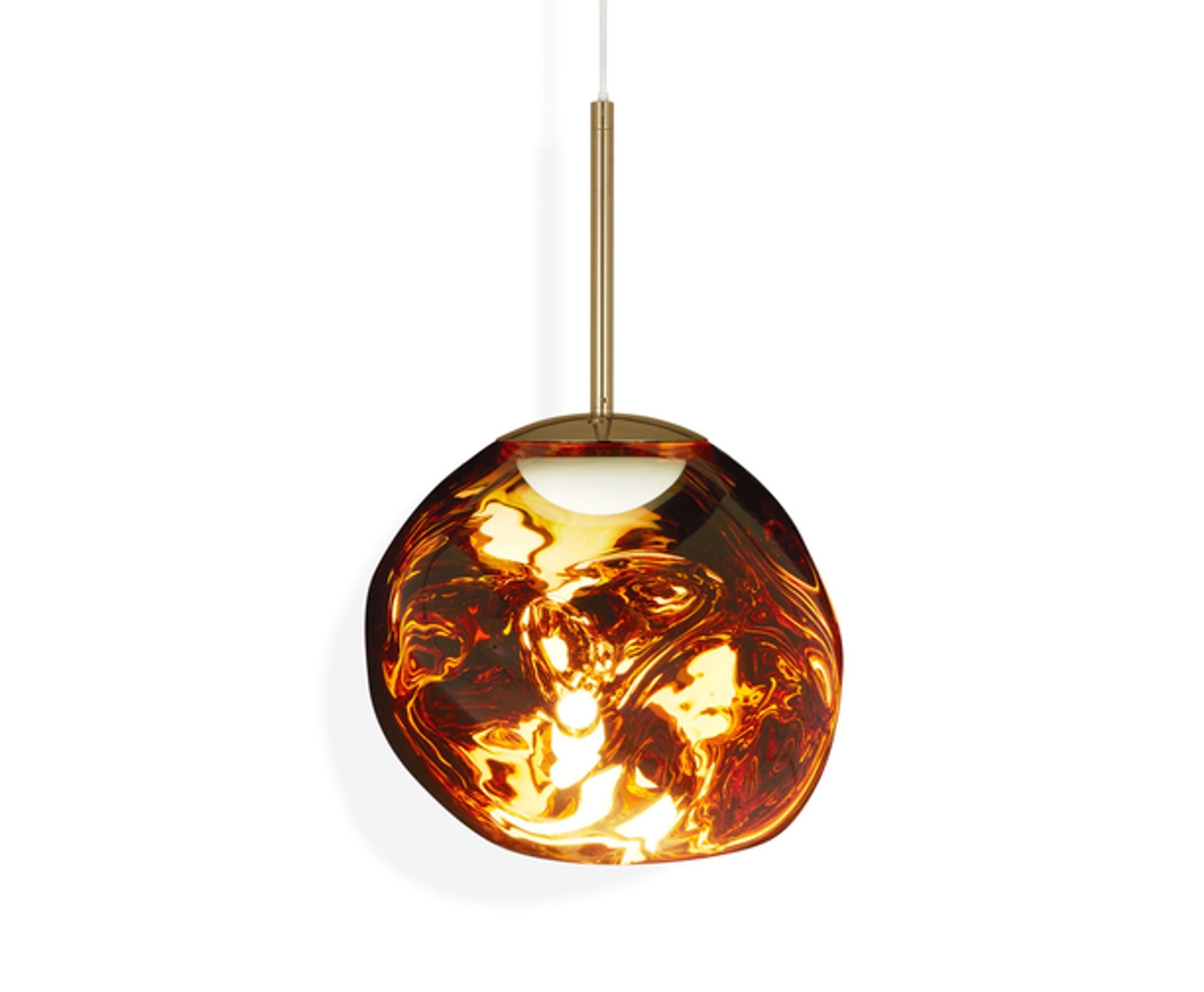 Tom Dixon - Lampa wisząca - Melt Pendant Mini LED - Mirrored Gold