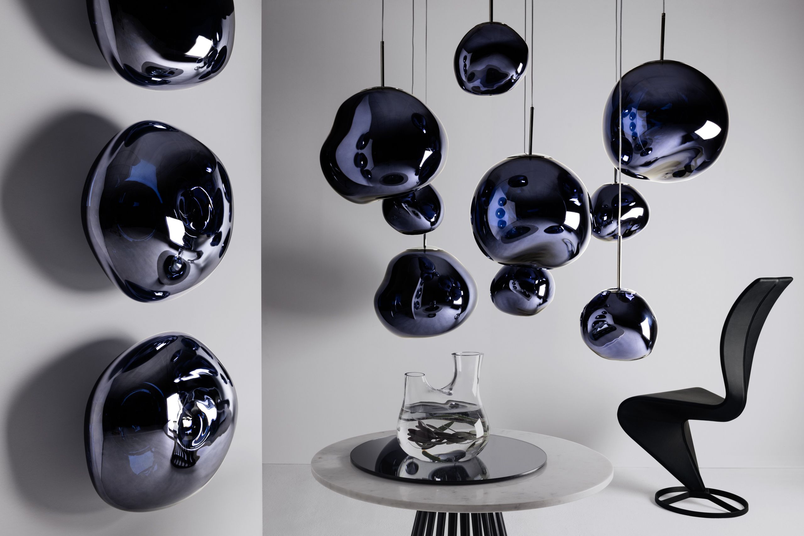 Tom Dixon - Lampa wisząca - Melt Pendant Mini LED - Mirrored Gold