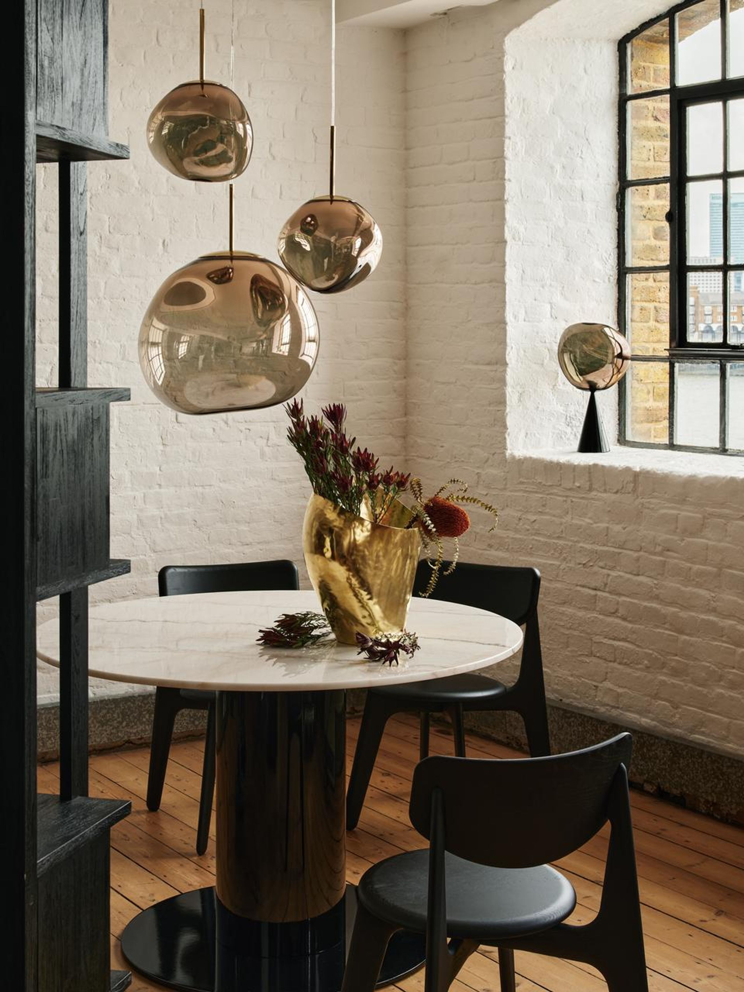Tom Dixon - Lampa wisząca - Melt Pendant Mini LED - Mirrored Silver