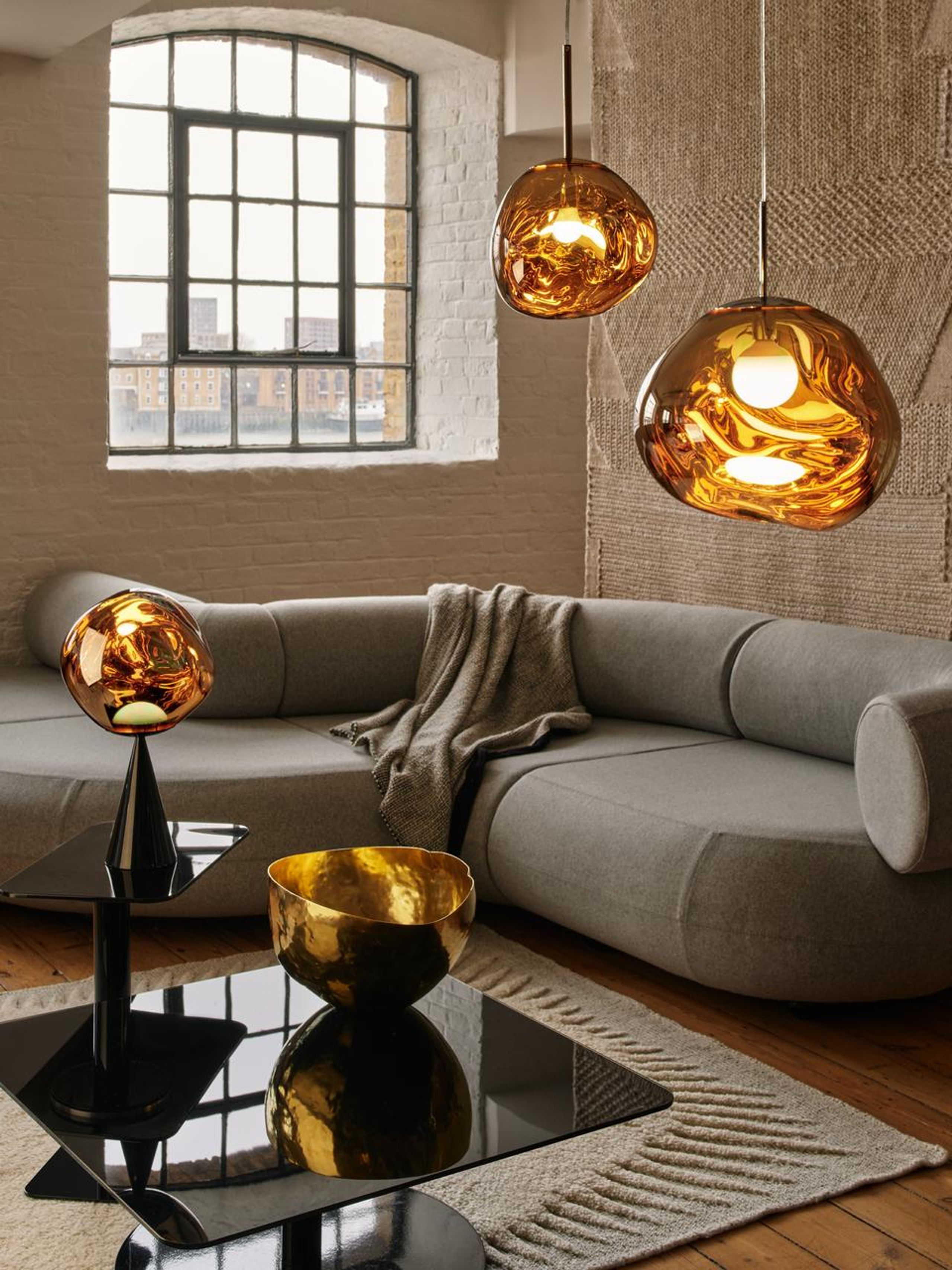 Tom Dixon - Lampa wisząca - Melt Pendant Mini LED - Mirrored Silver