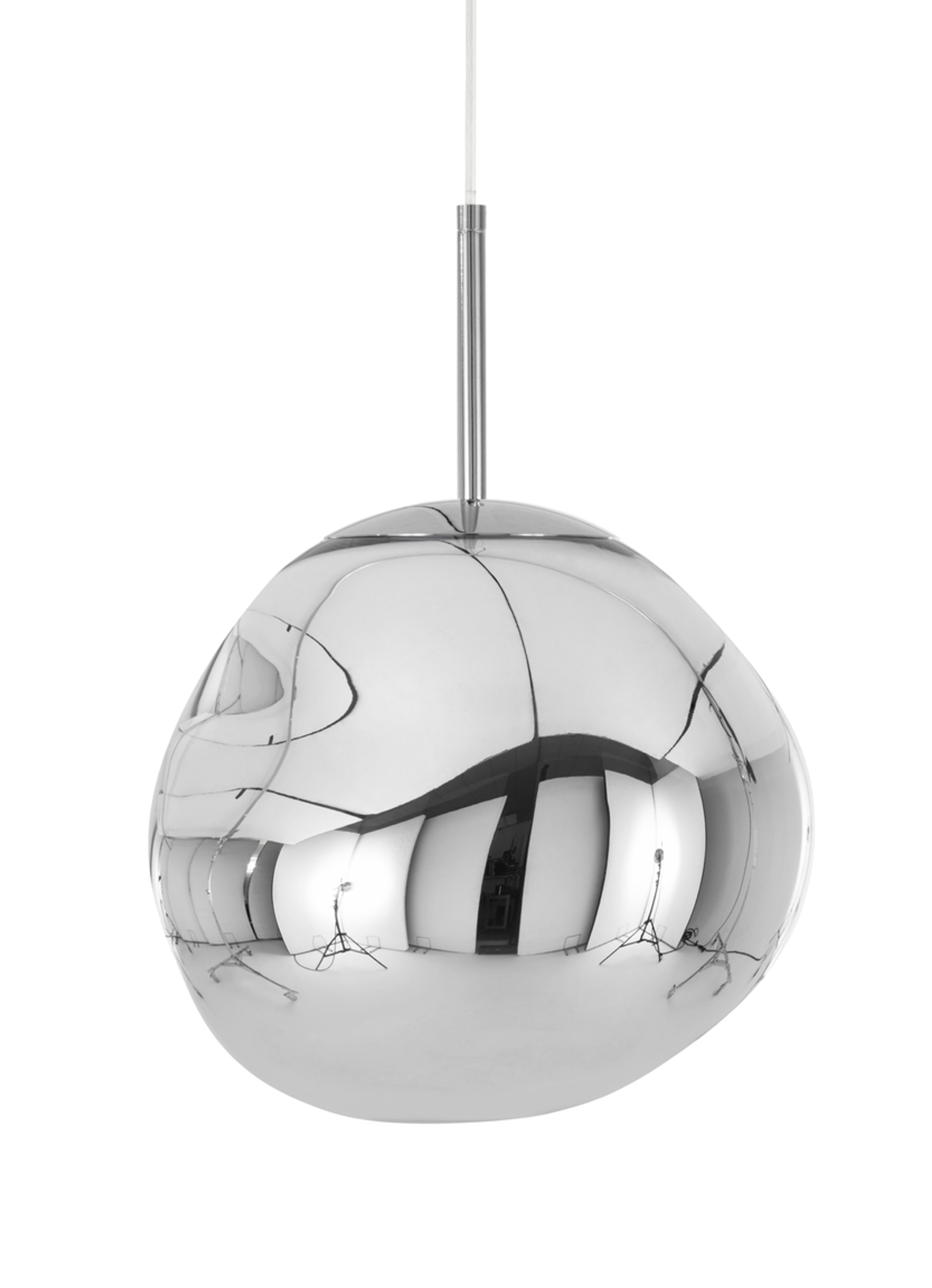 Tom Dixon - Lampa wisząca - Melt Pendant Mini LED - Mirrored Silver
