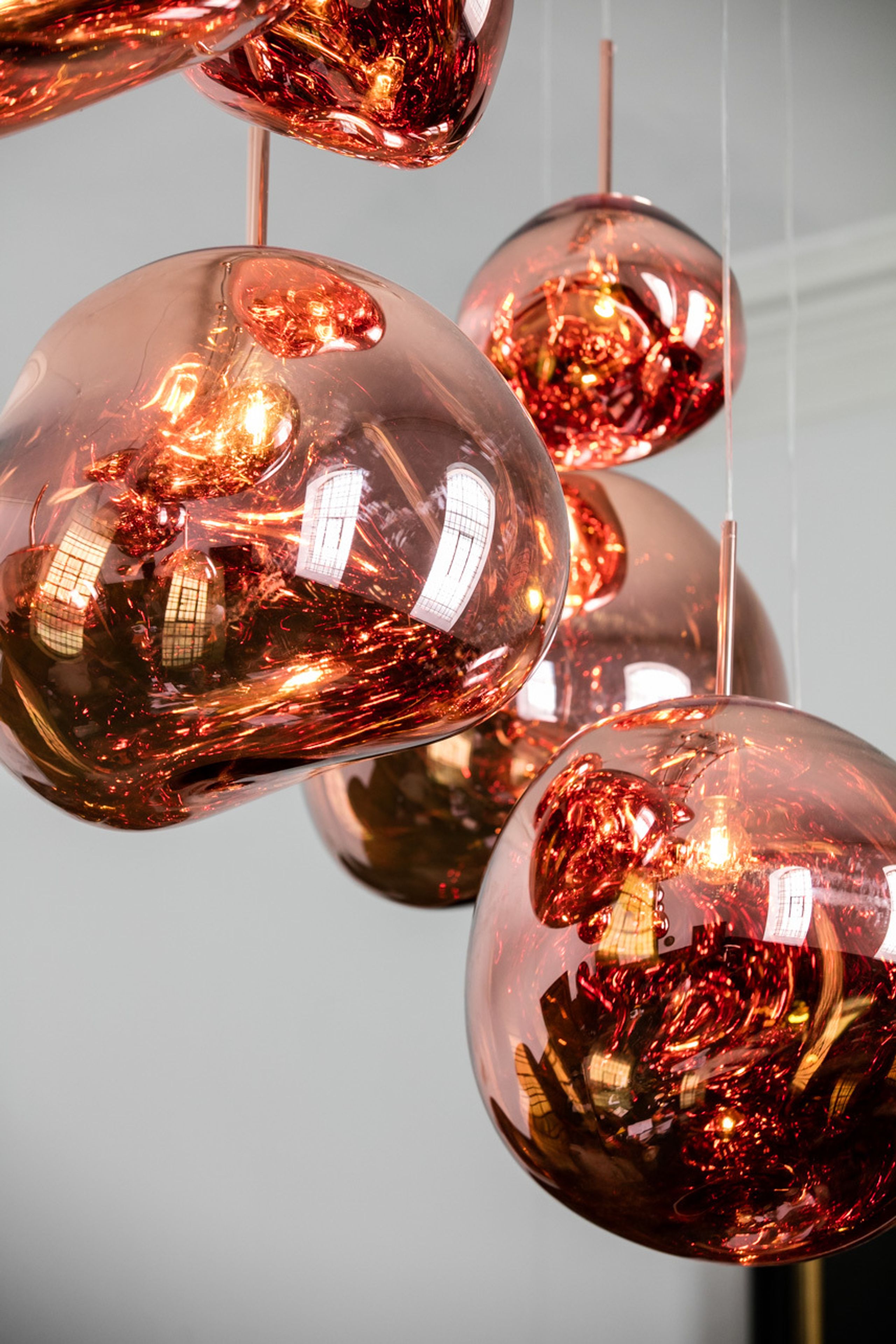 Tom Dixon - Lampa wisząca - Melt Pendant Mini LED - Mirrored Silver