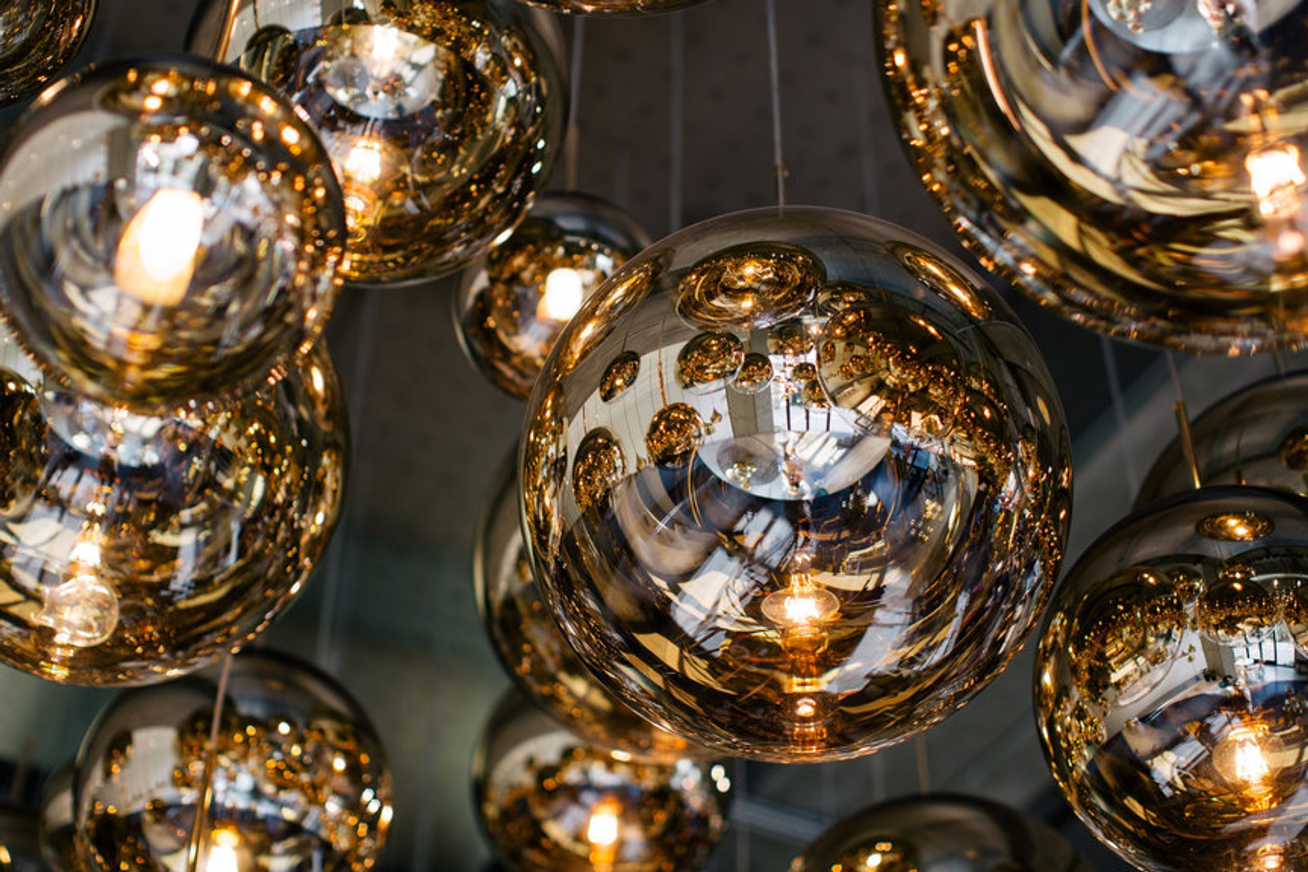 Tom Dixon - Pendelleuchte - Mirror Ball Pendant LED - Mirrored Silver 25