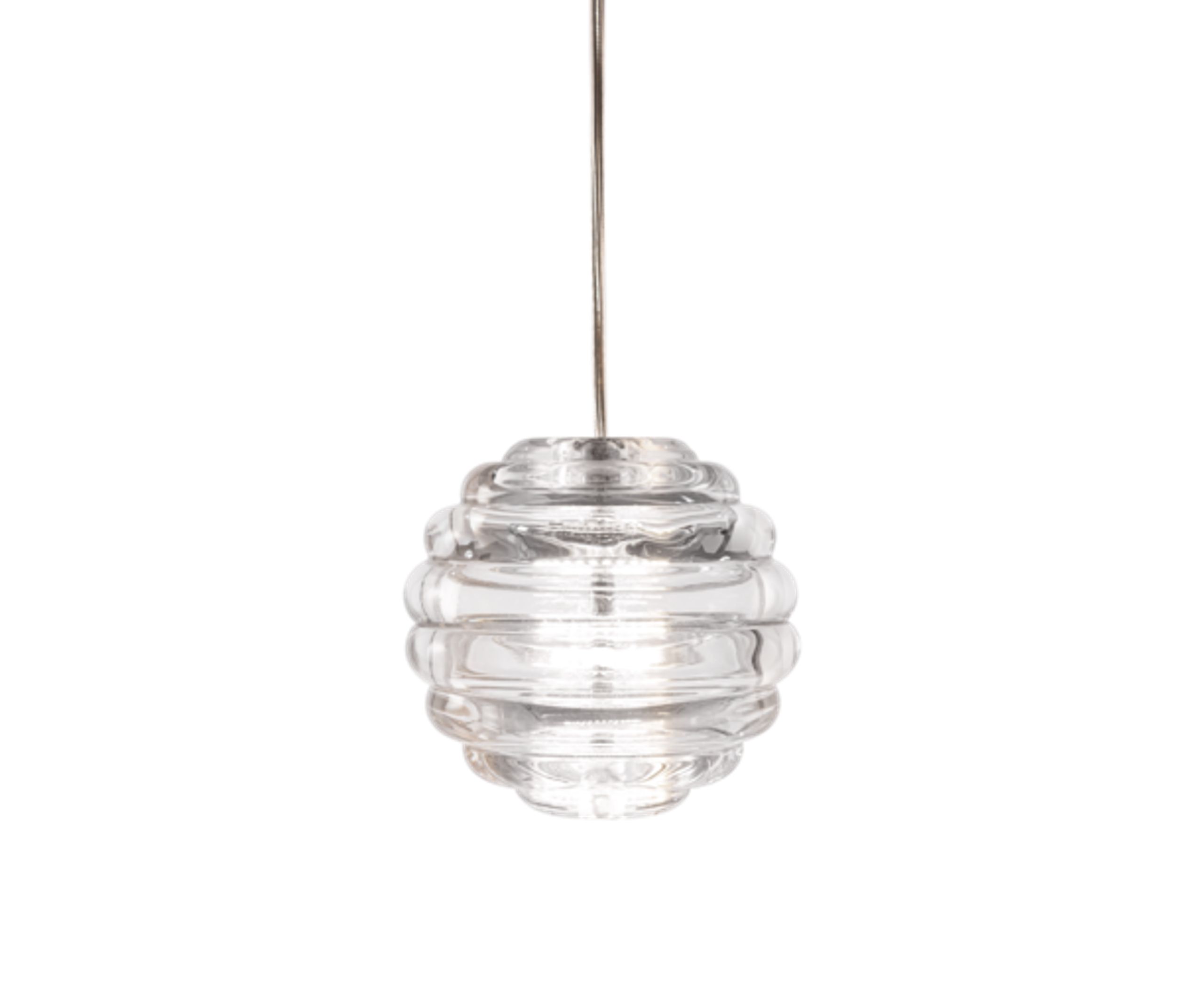 Tom Dixon - Pendulum - Press Pendant Mini Sphere LED - Gloss Clear