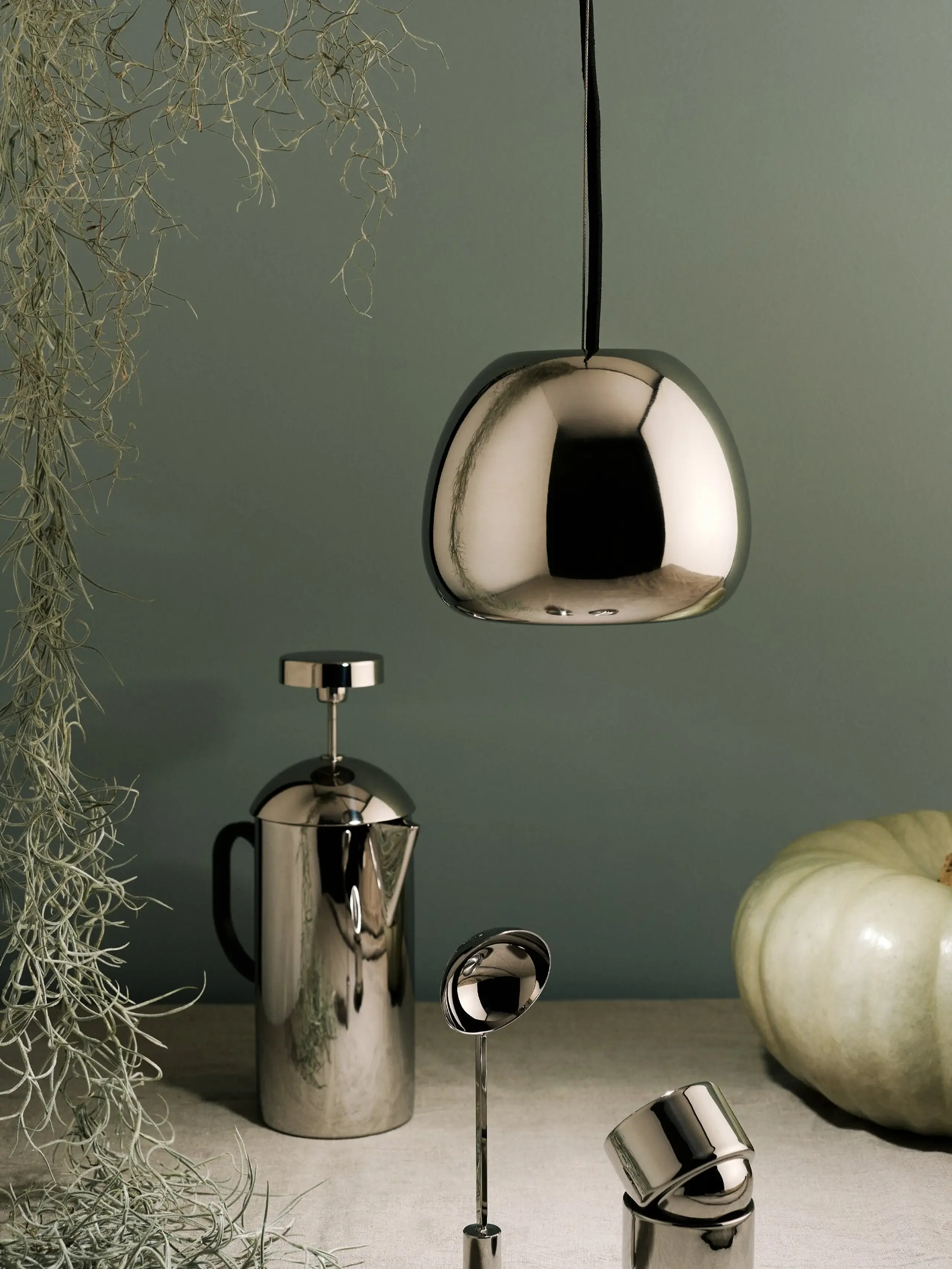 Tom Dixon - Pendant Lamp - Void Pendant Mini Led - Polished Stainless Steel