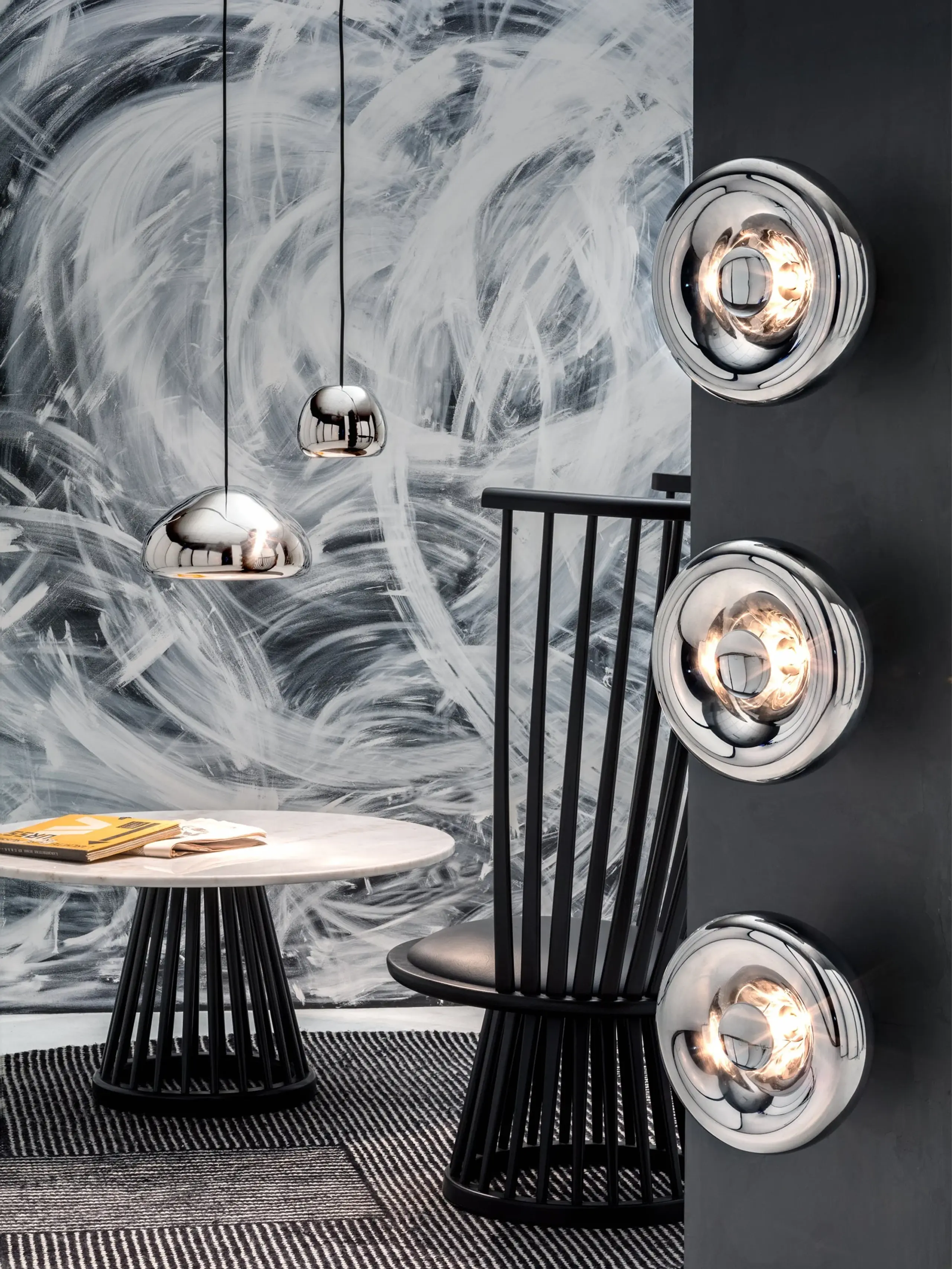 Tom Dixon - Pendant Lamp - Void Pendant Mini Led - Polished Stainless Steel