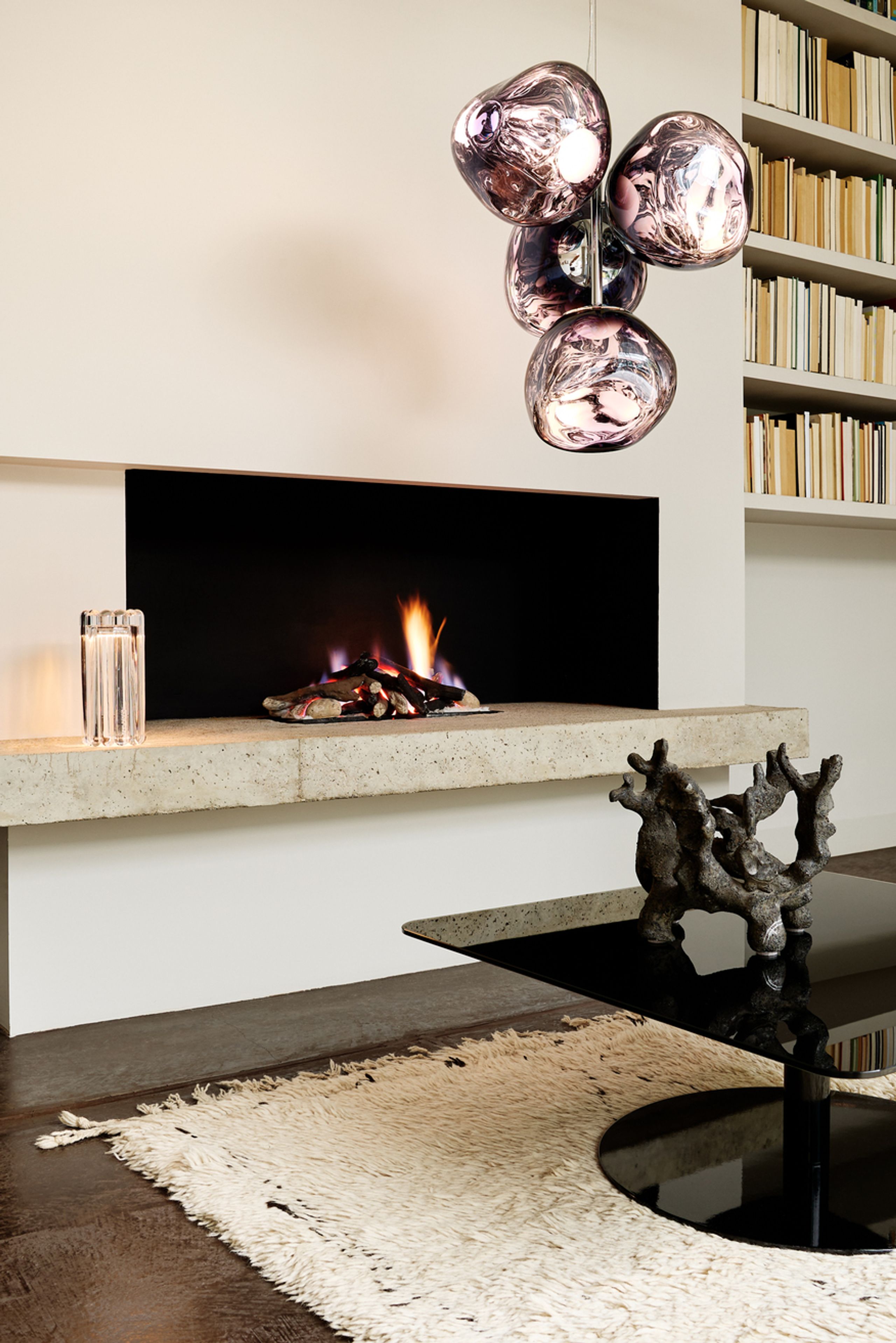 Tom Dixon - Shelving system - Press Table Led - Frosted