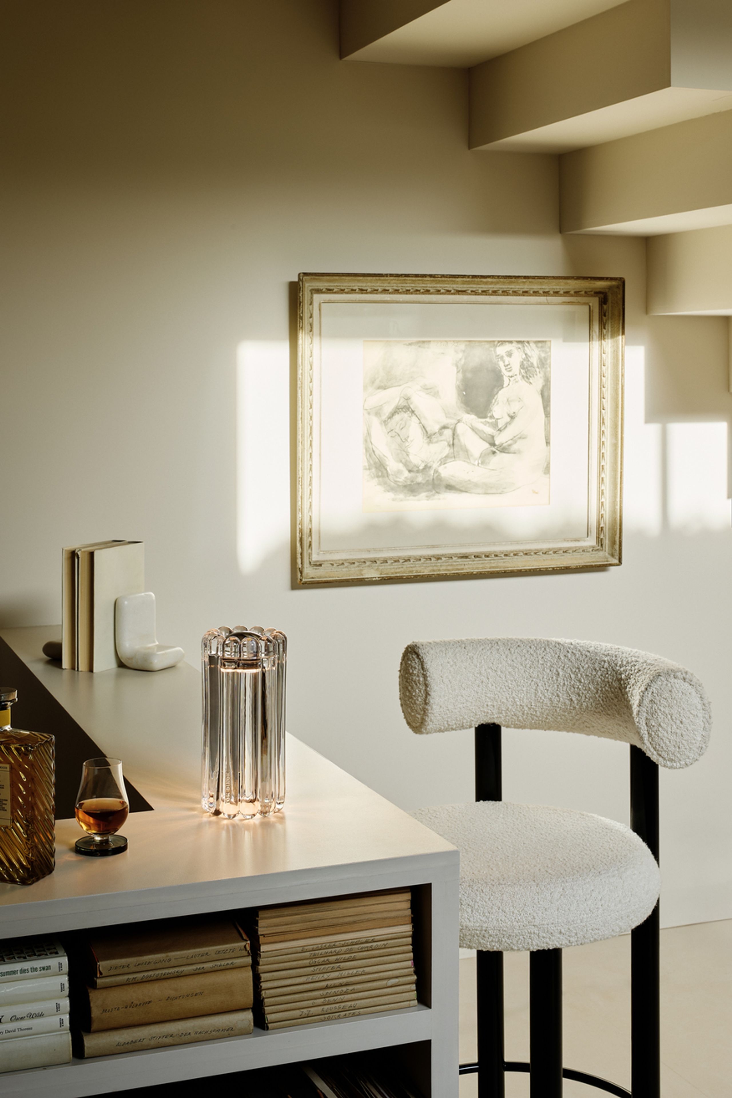 Tom Dixon - Shelving system - Press Table Led - Frosted