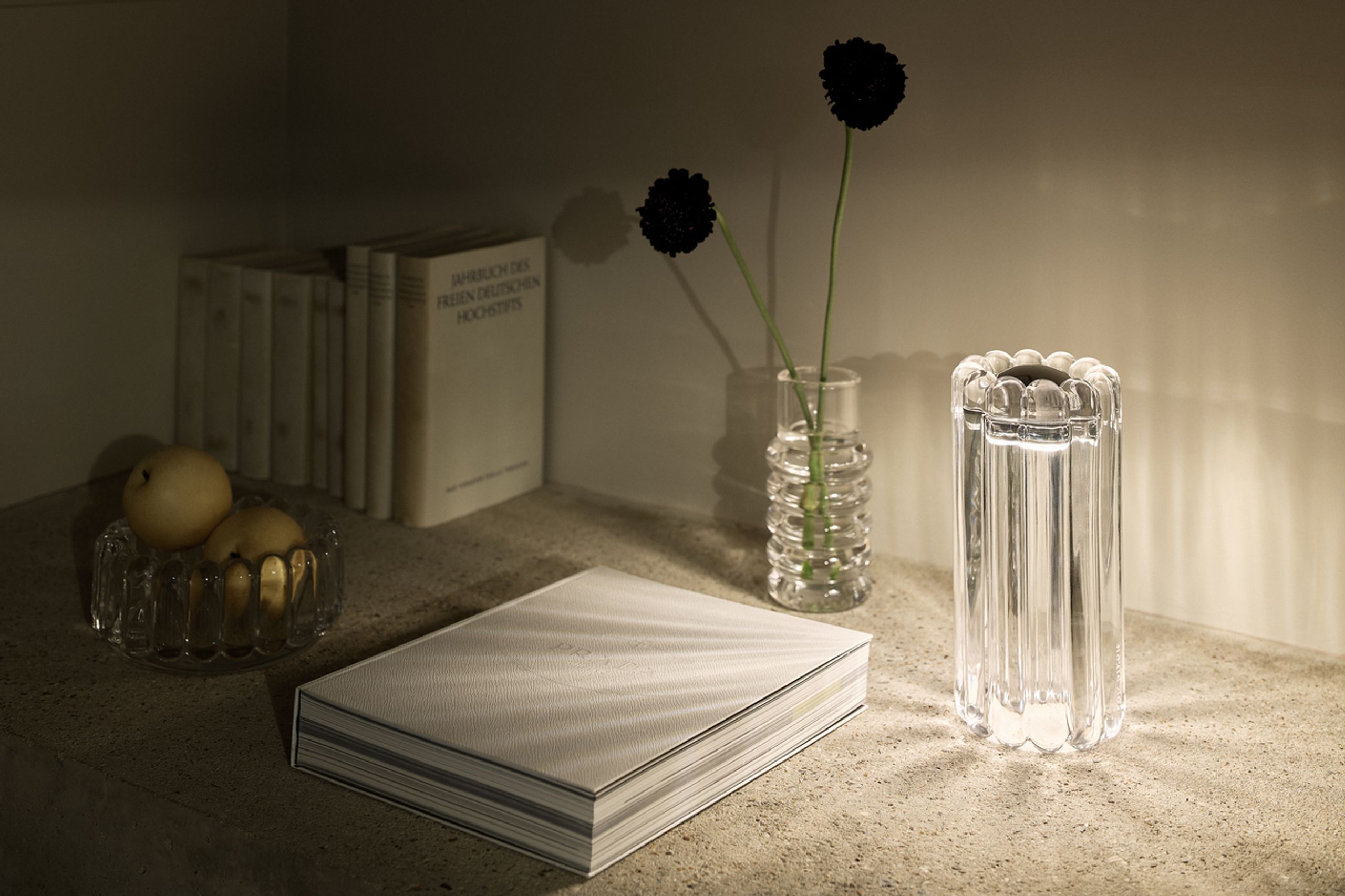 Tom Dixon - Shelving system - Press Table Led - Frosted