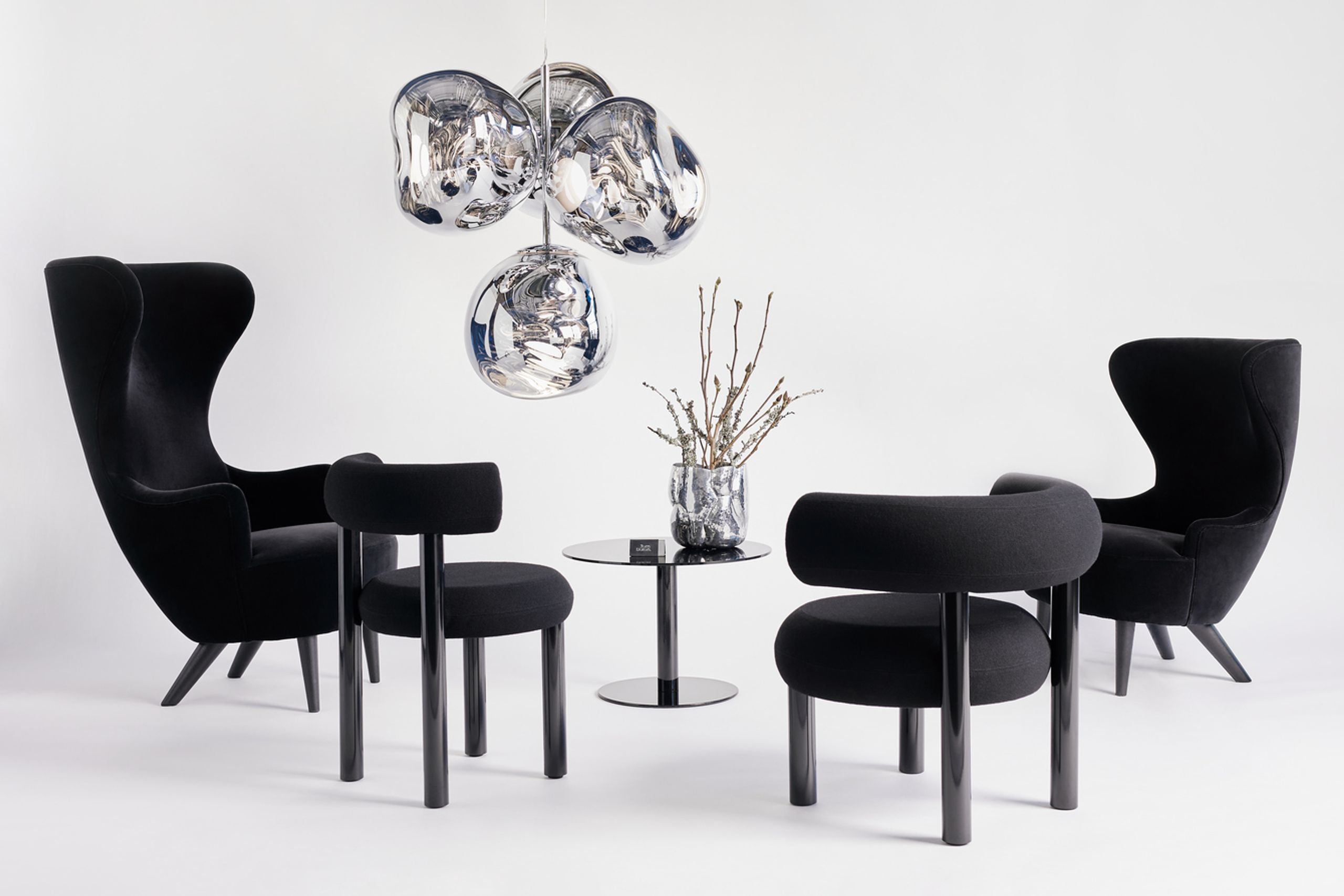 Tom Dixon - Side table - Flash Table Circle - Black