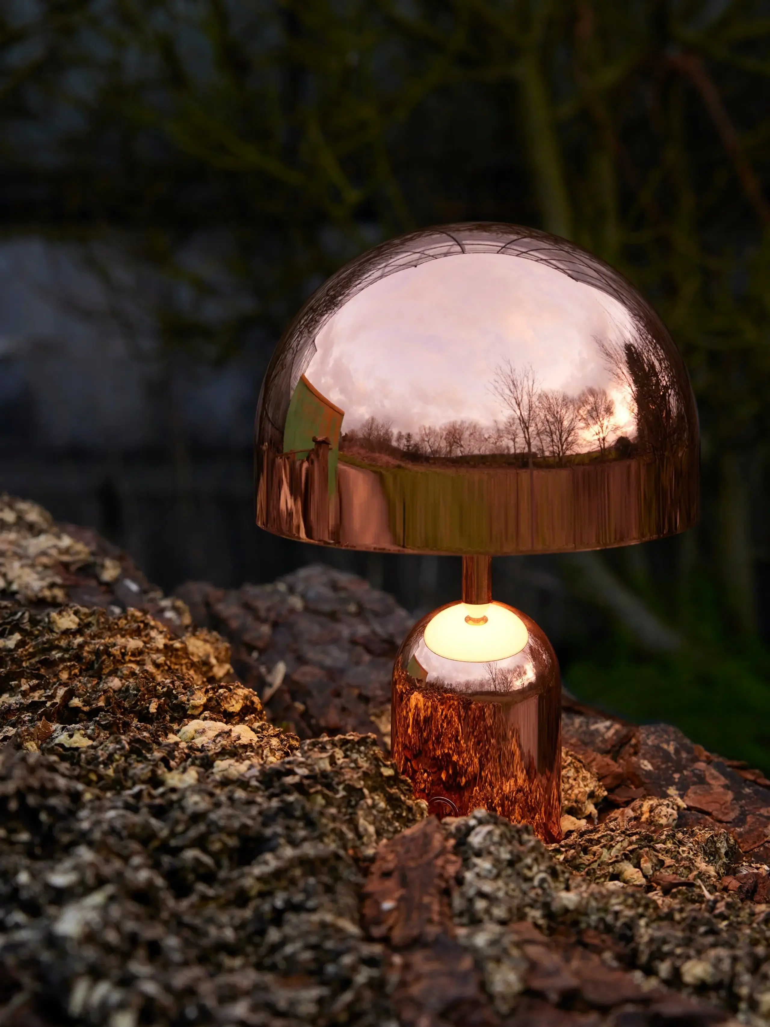 Tom Dixon - Lampe portable - Bell Portable Led - Gloss Copper