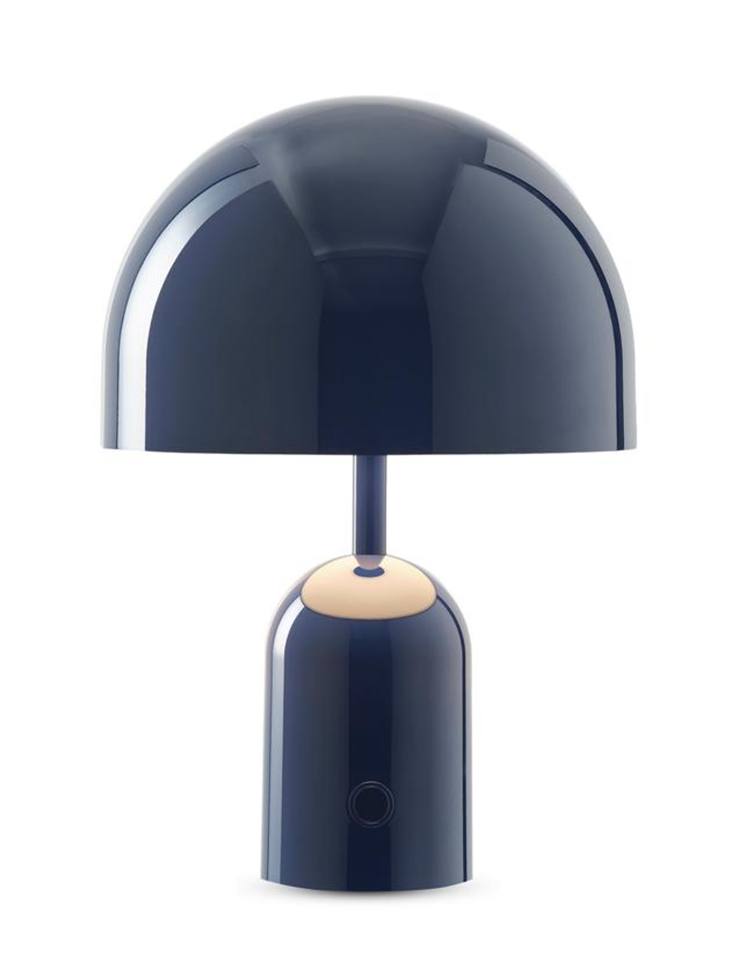Tom Dixon - Draagbare lamp - Bell Portable Led - Gloss Indigo