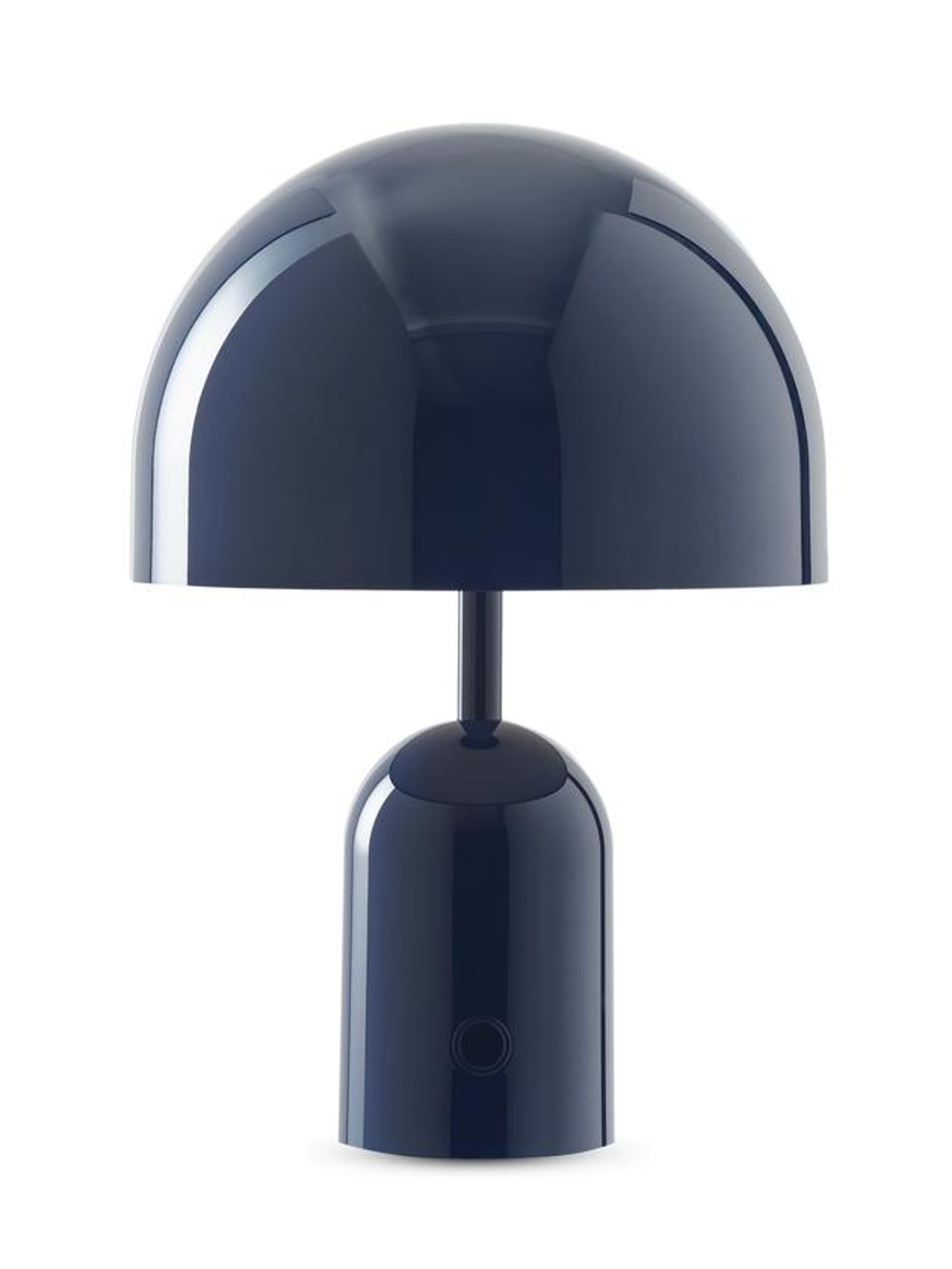 Tom Dixon - Draagbare lamp - Bell Portable Led - Gloss Indigo