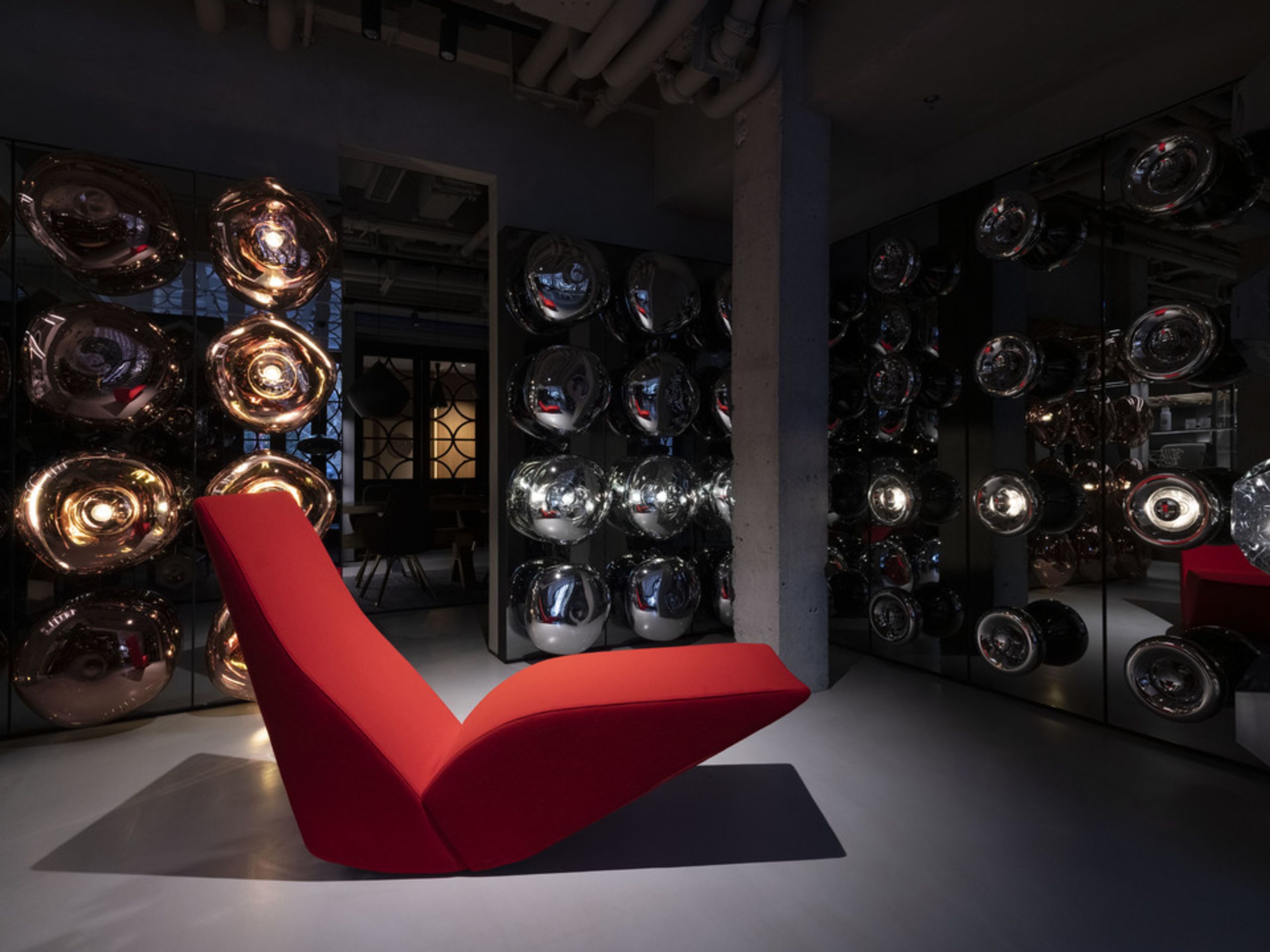 Tom Dixon - Kinkiet - Melt Surface LED - Mirrored Copper