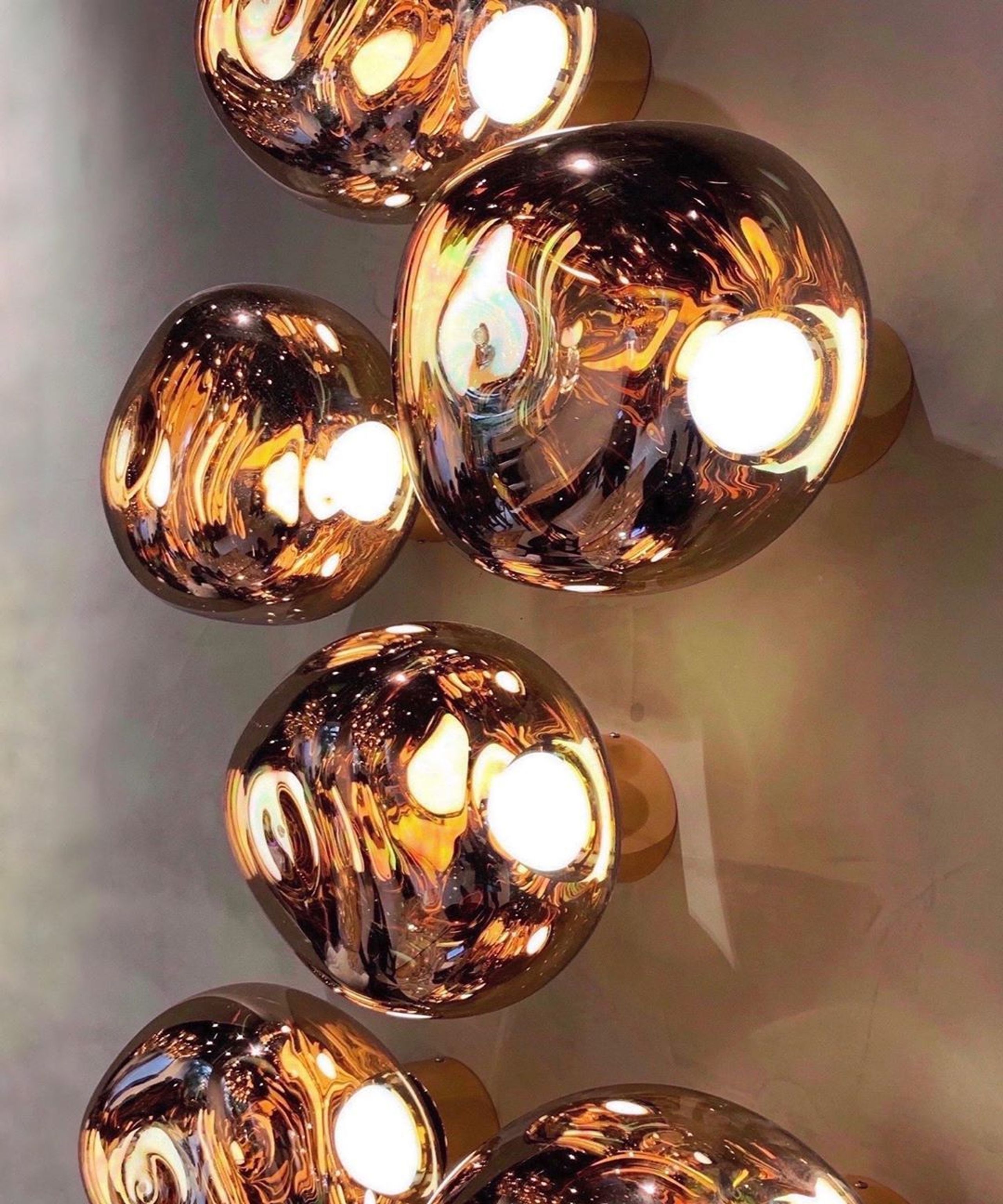 Tom Dixon - Kinkiet - Melt Surface LED - Mirrored Gold