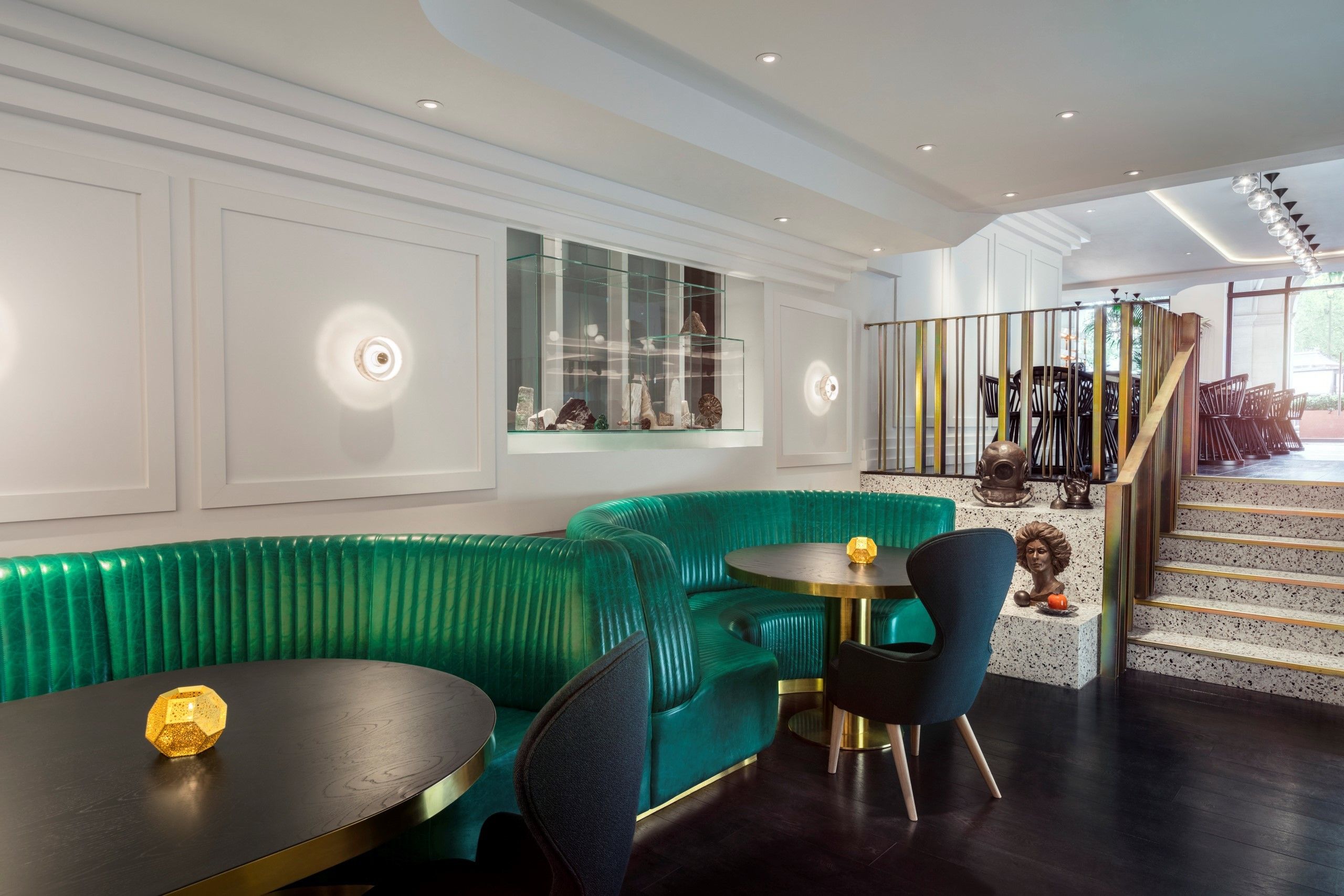 Tom Dixon - Wall lamp - Stone Wall LED - Polished Marble / Gold