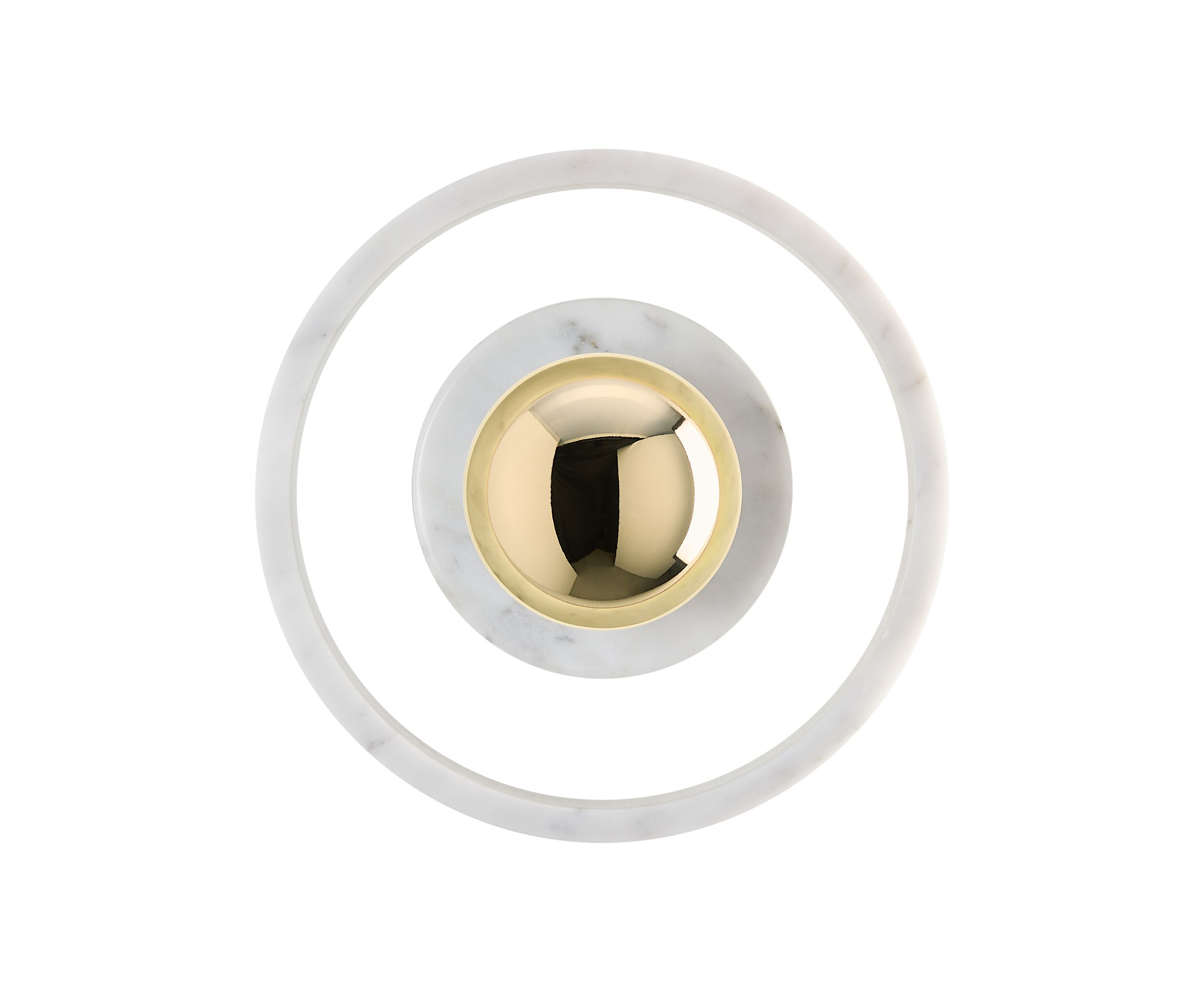 Tom Dixon - Wall lamp - Stone Wall LED - Polished Marble / Gold