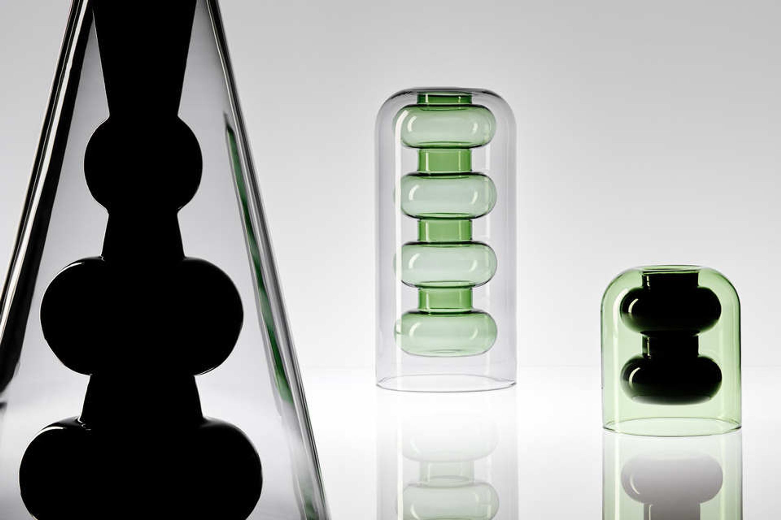 Tom Dixon - Vase - Bump Vase - Black - Short