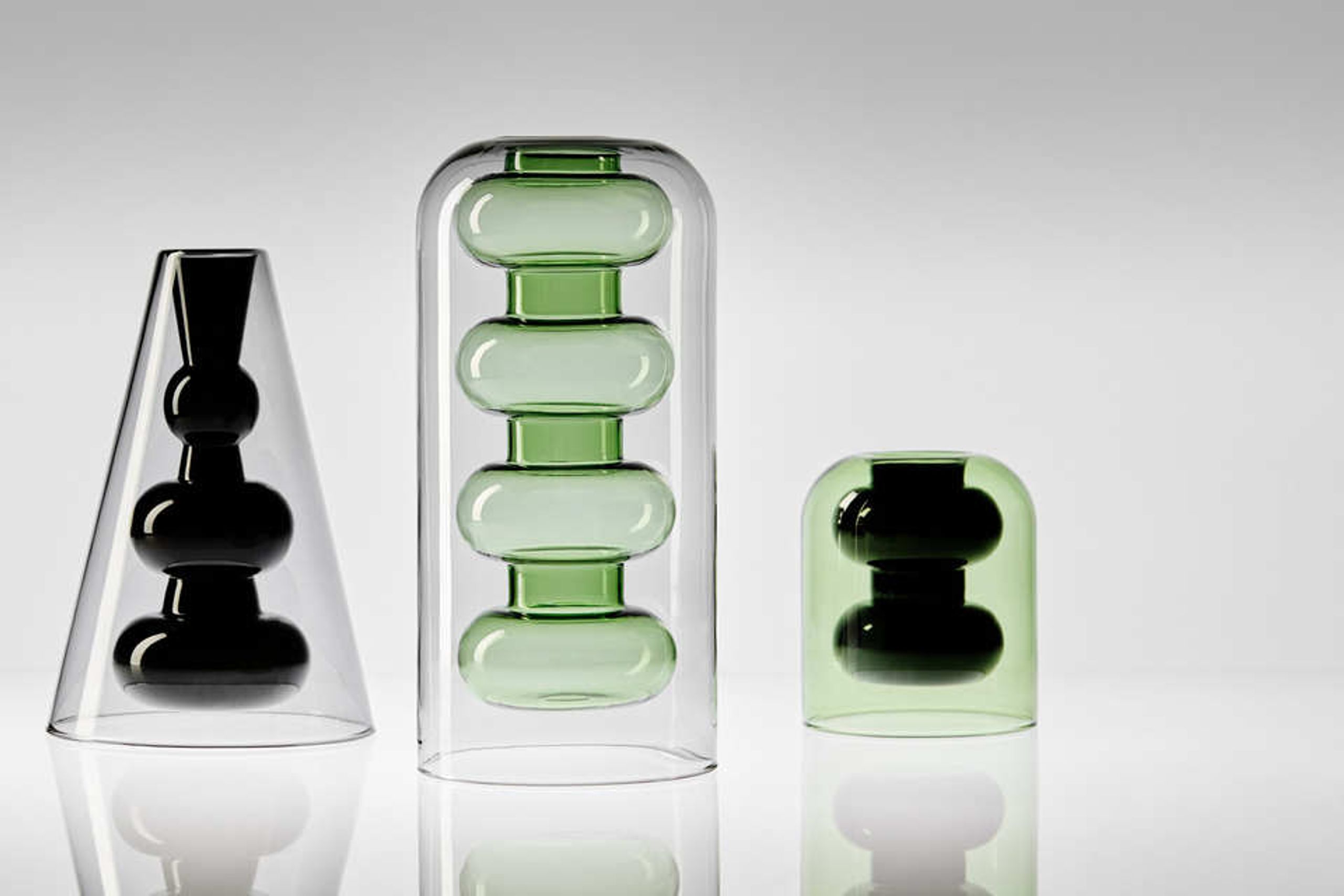 Tom Dixon - Vase - Bump Vase - Black - Short