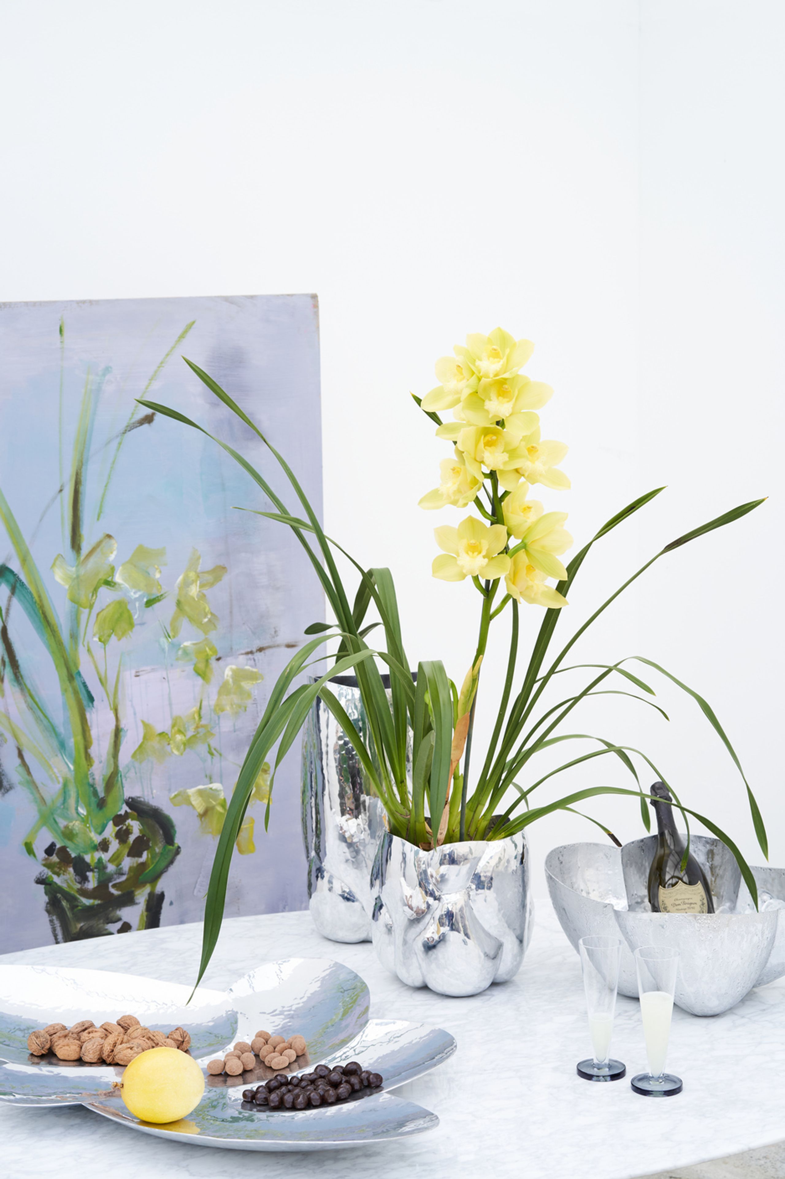 Tom Dixon - Vase - Cloud Vessel - Polished Silver Short