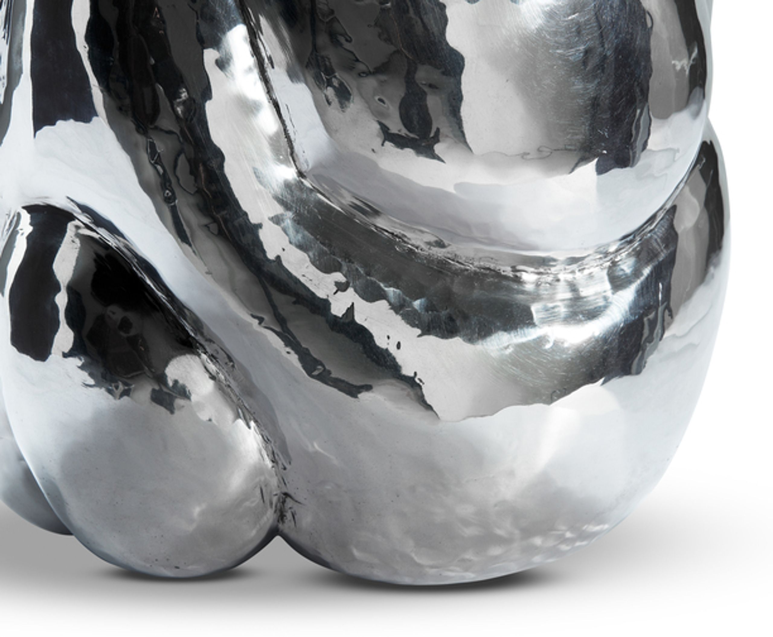 Tom Dixon - Vase - Cloud Vessel - Polished Silver Short