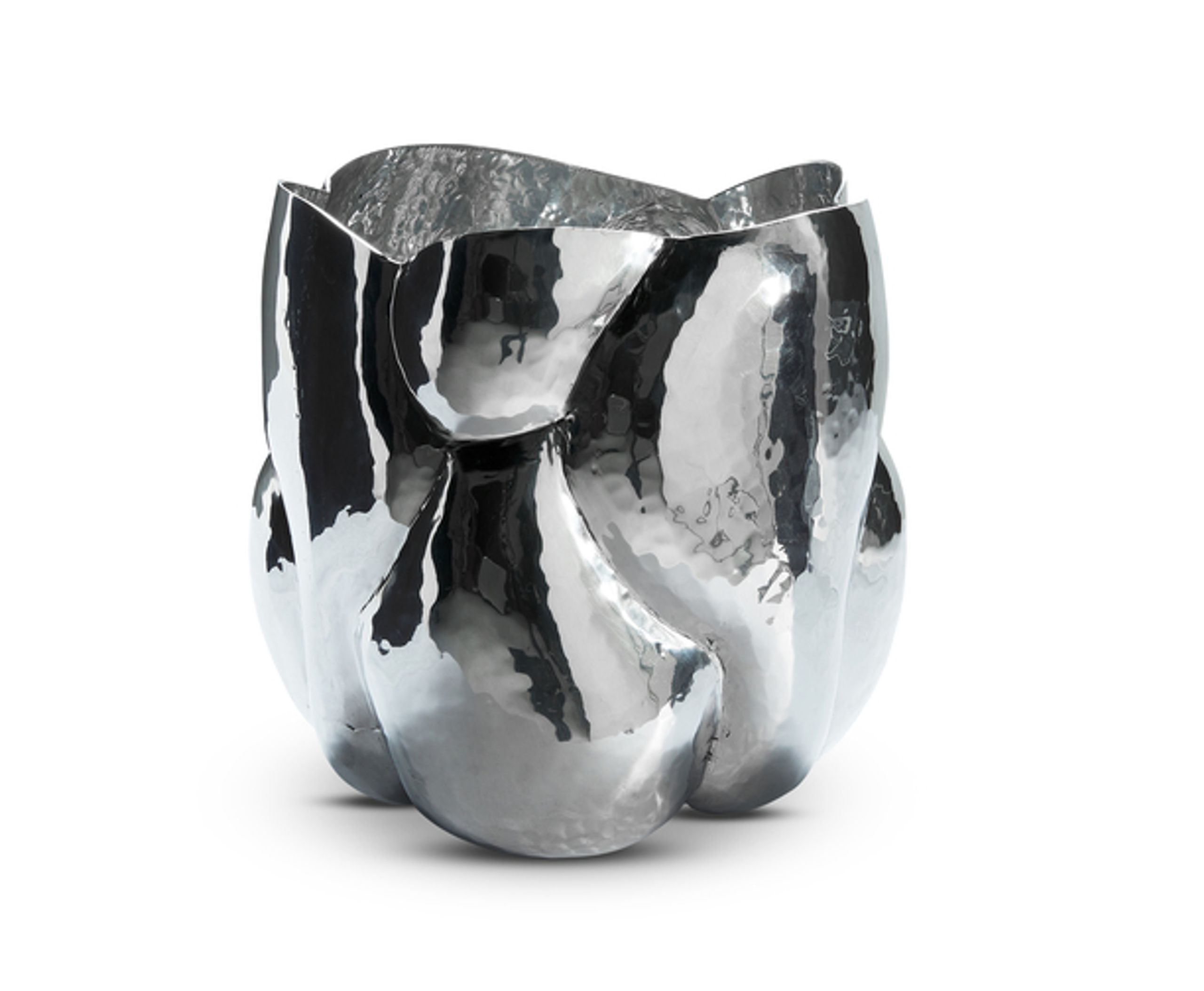 Tom Dixon - Vase - Cloud Vessel - Polished Silver Short