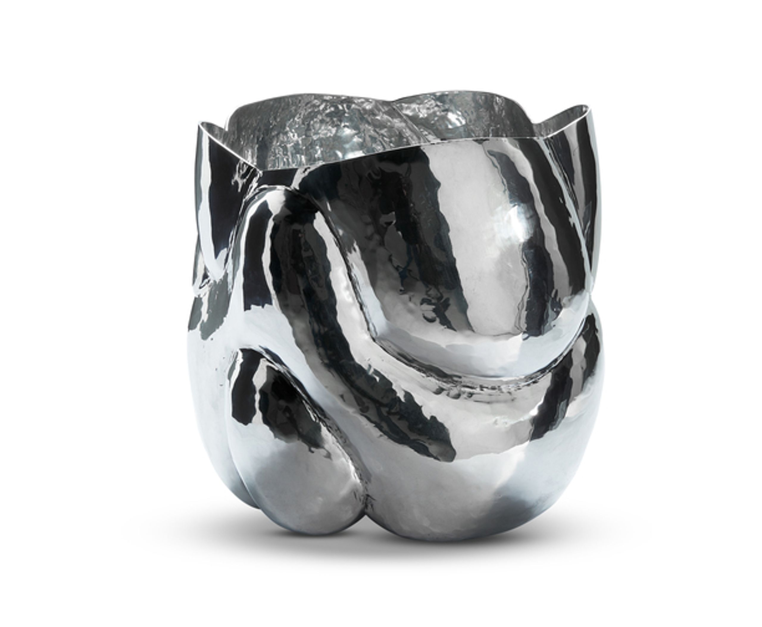 Tom Dixon - Vase - Cloud Vessel - Polished Silver Short