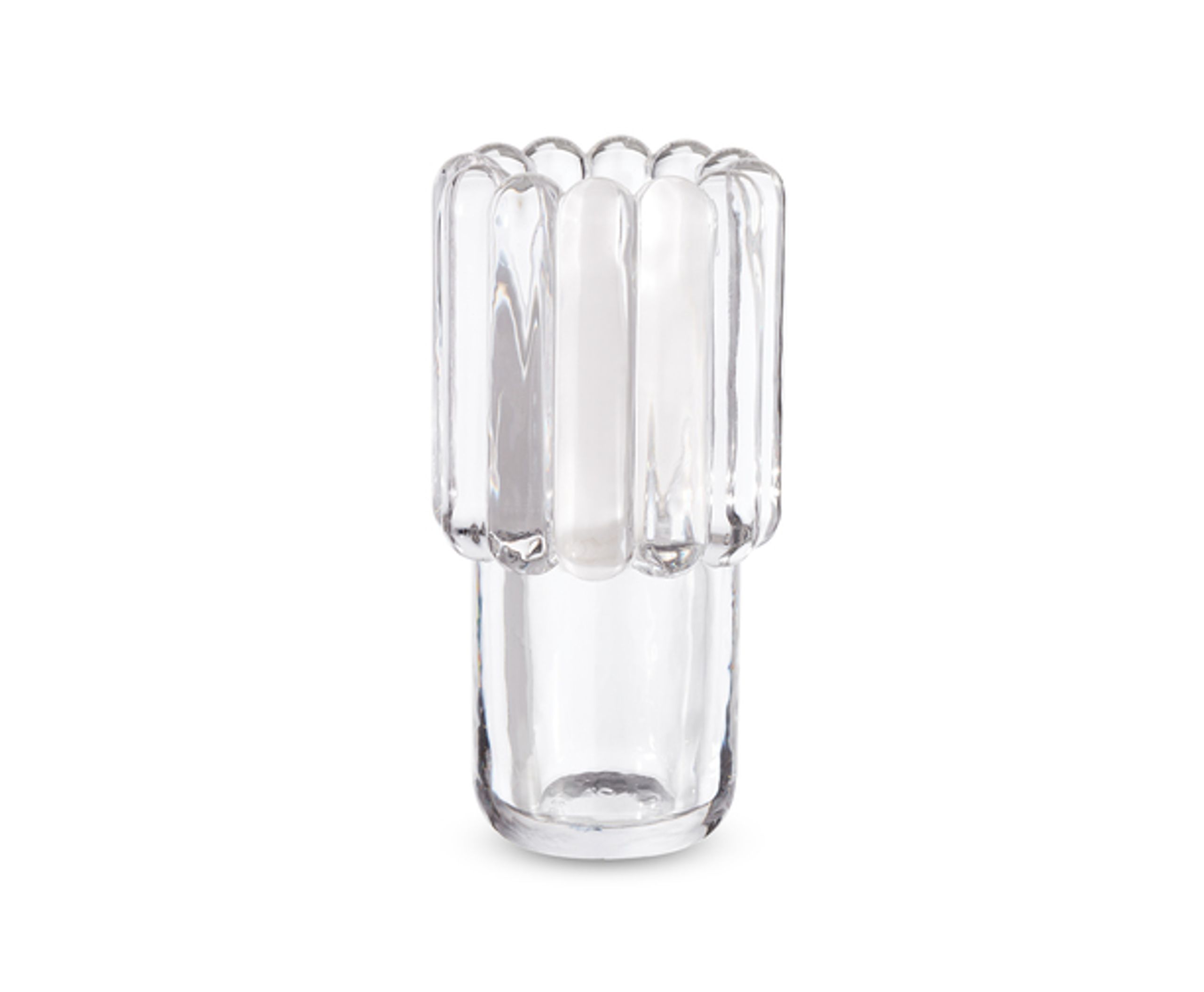 Tom Dixon - Vase - Press Vase - Clear - Medium