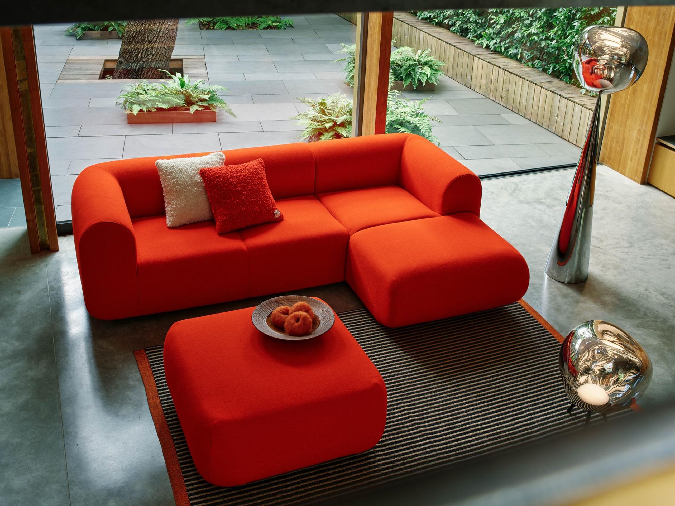 Tom Dixon - Matelas de yoga - Bobble Cushion - Orange 45x45