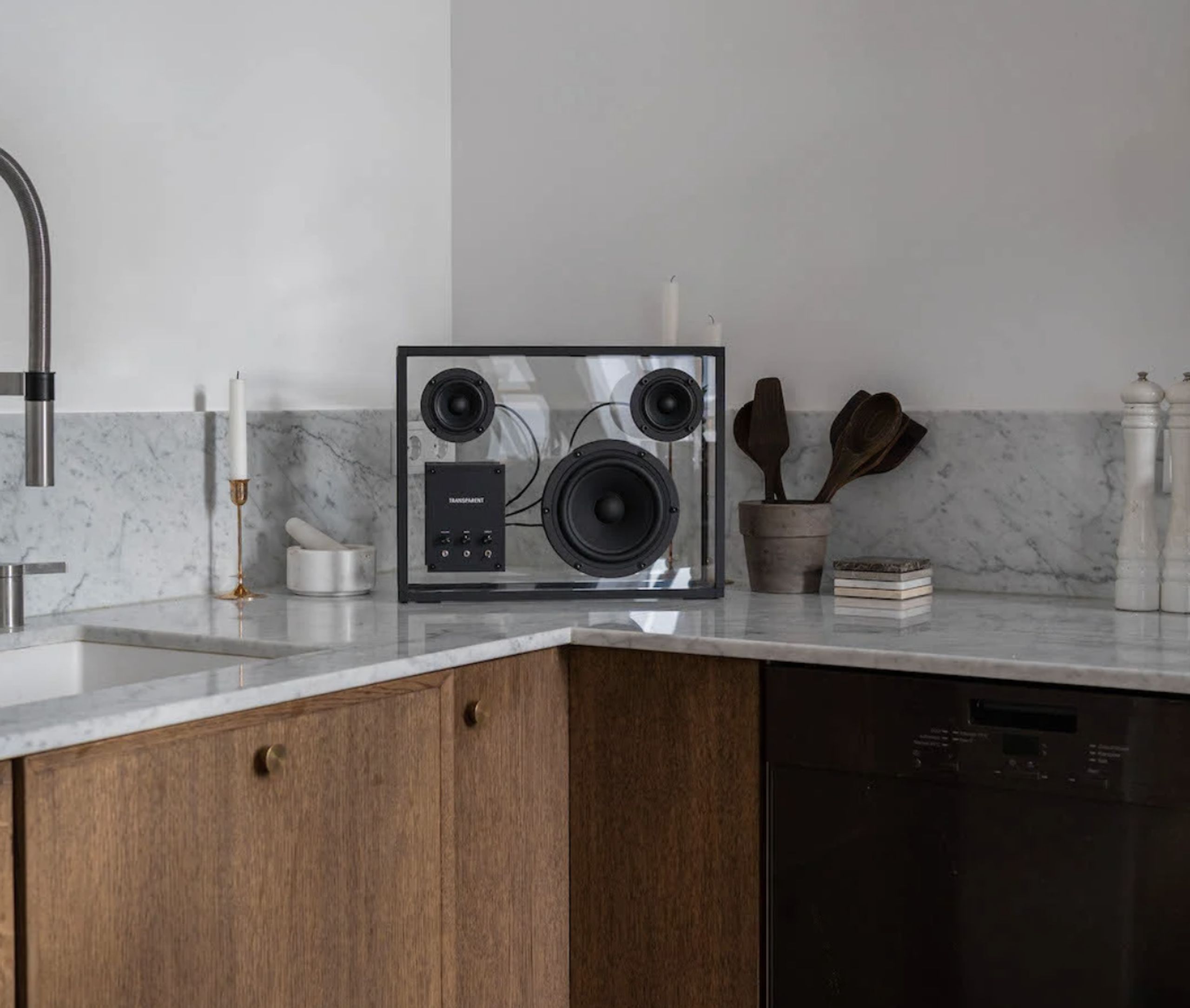 Transparent - Speaker - Transparent Speaker - Black
