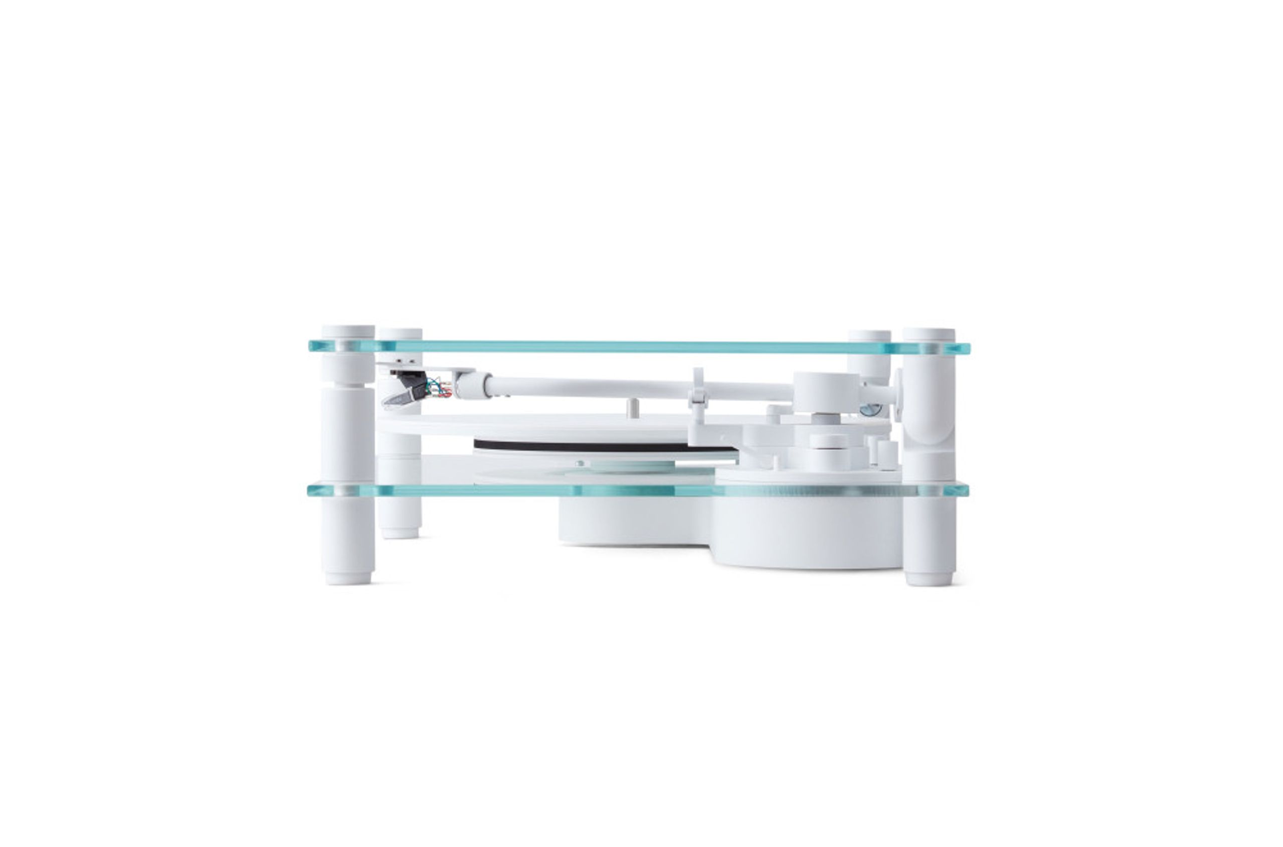 Transparent - Turntable - Transparent Turntable - White