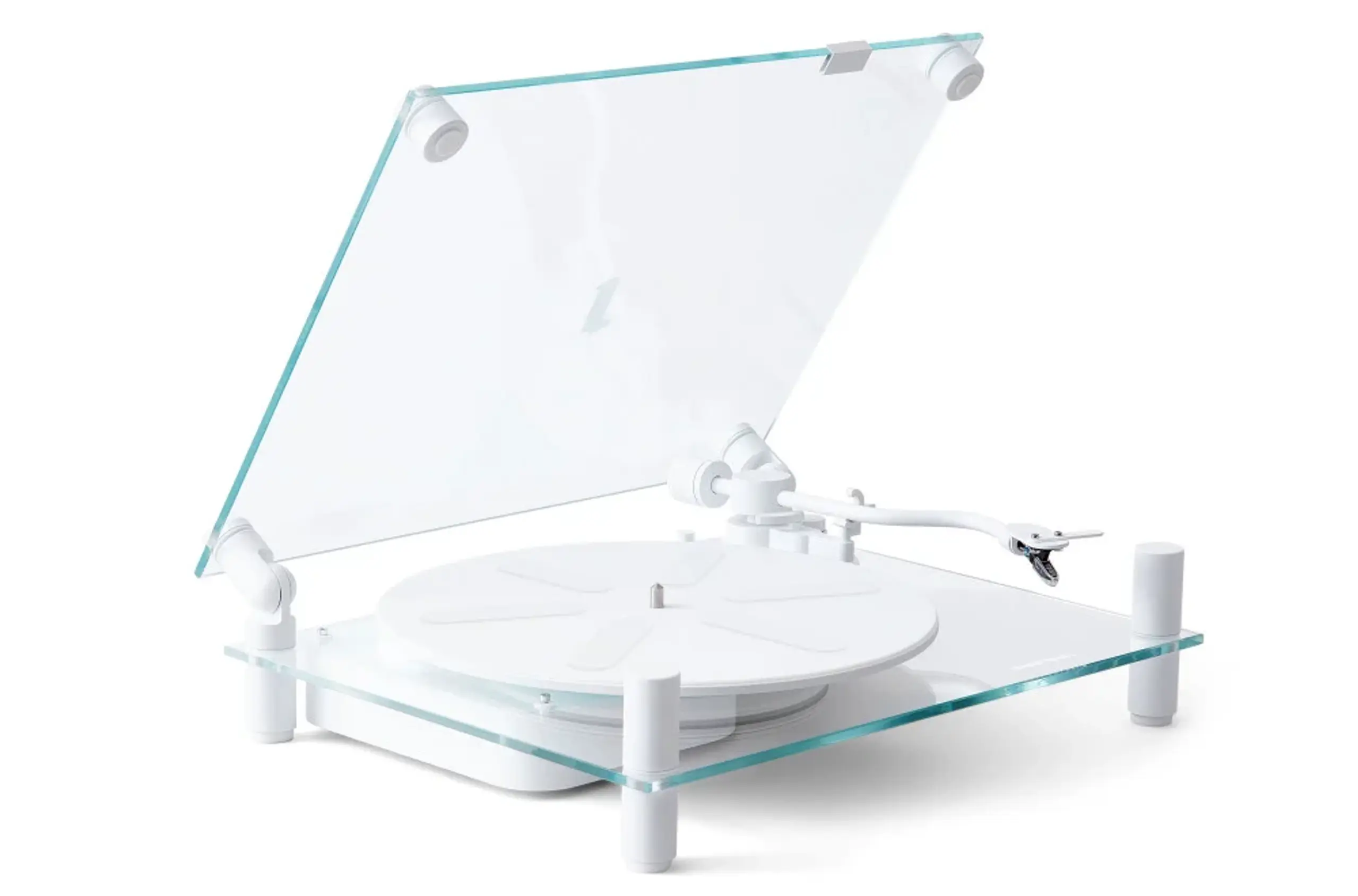 Transparent - Turntable - Transparent Turntable - White