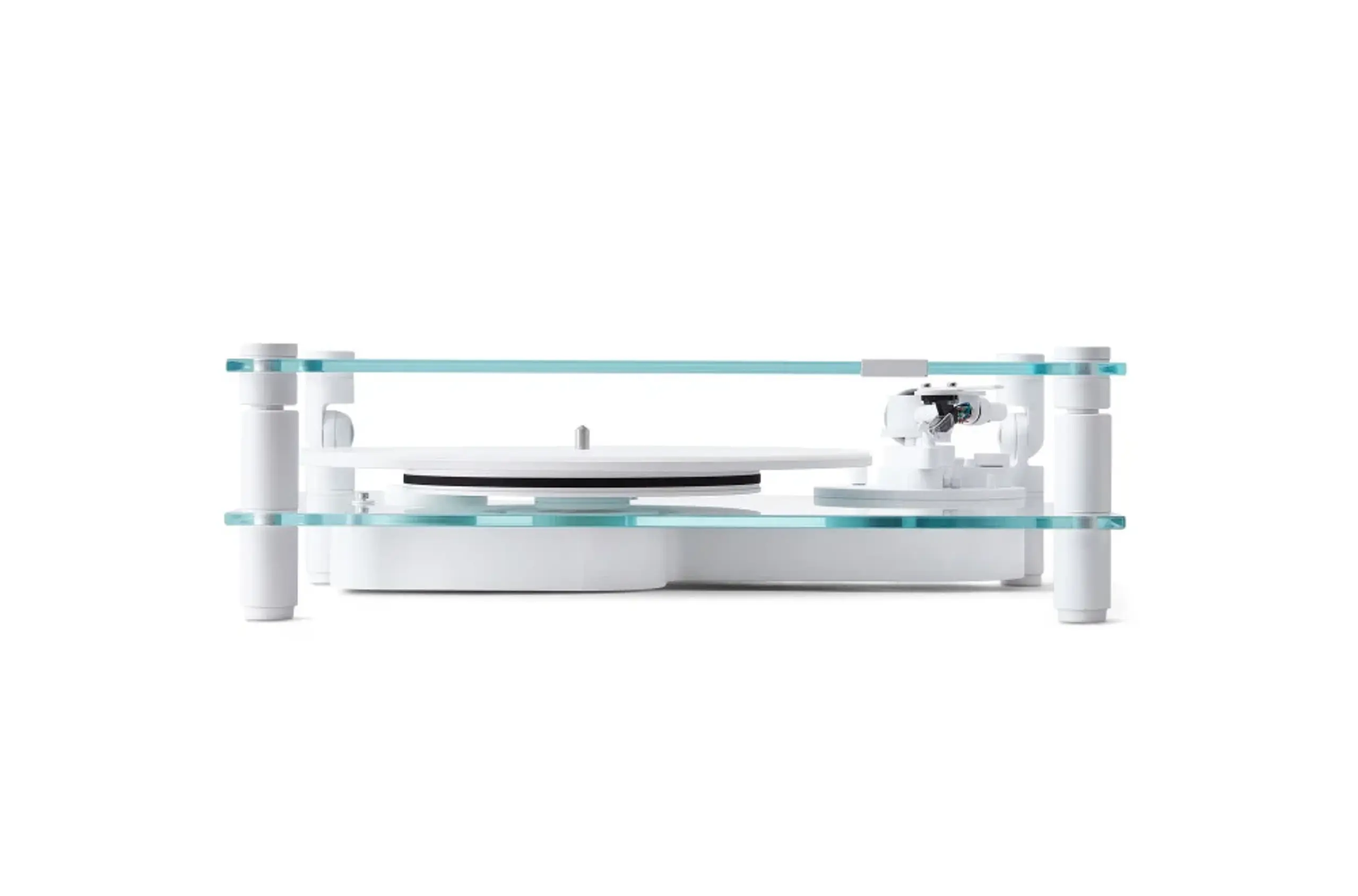Transparent - Turntable - Transparent Turntable - White