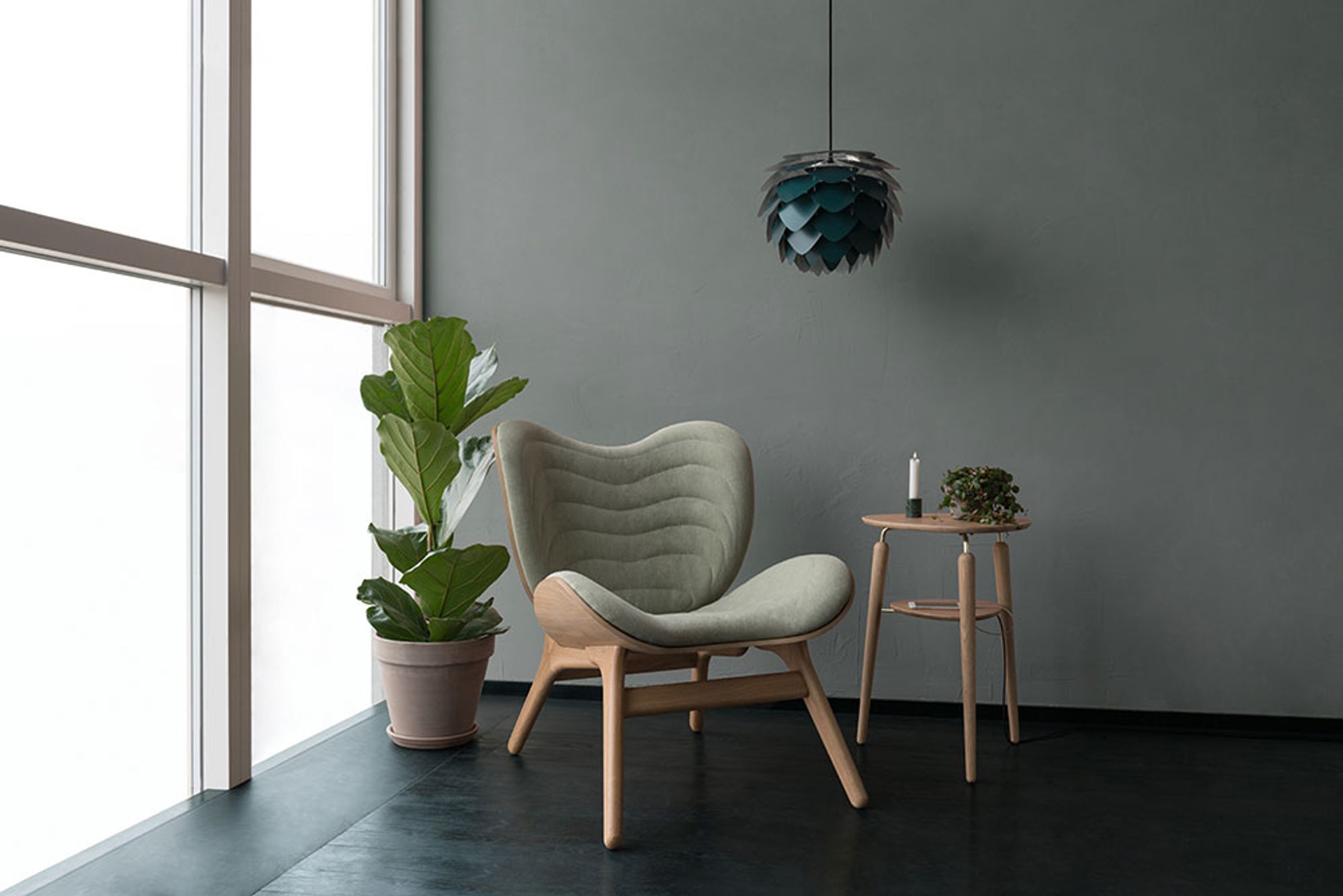 Umage - Lampe - Aluvia Mini - Petrol Blue