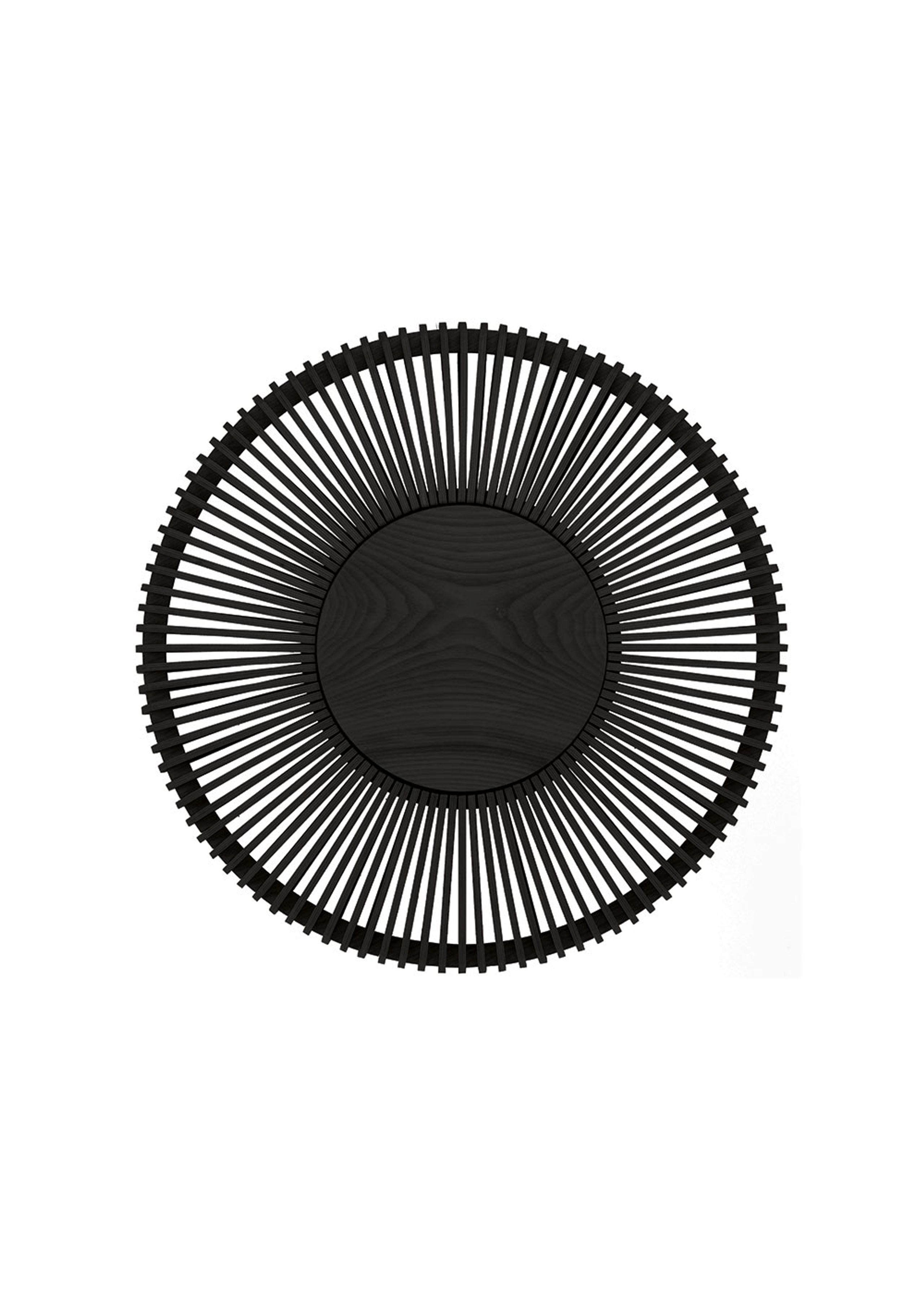 Umage - Wandlamp - Clava Up Wood Lamp - Large - Black