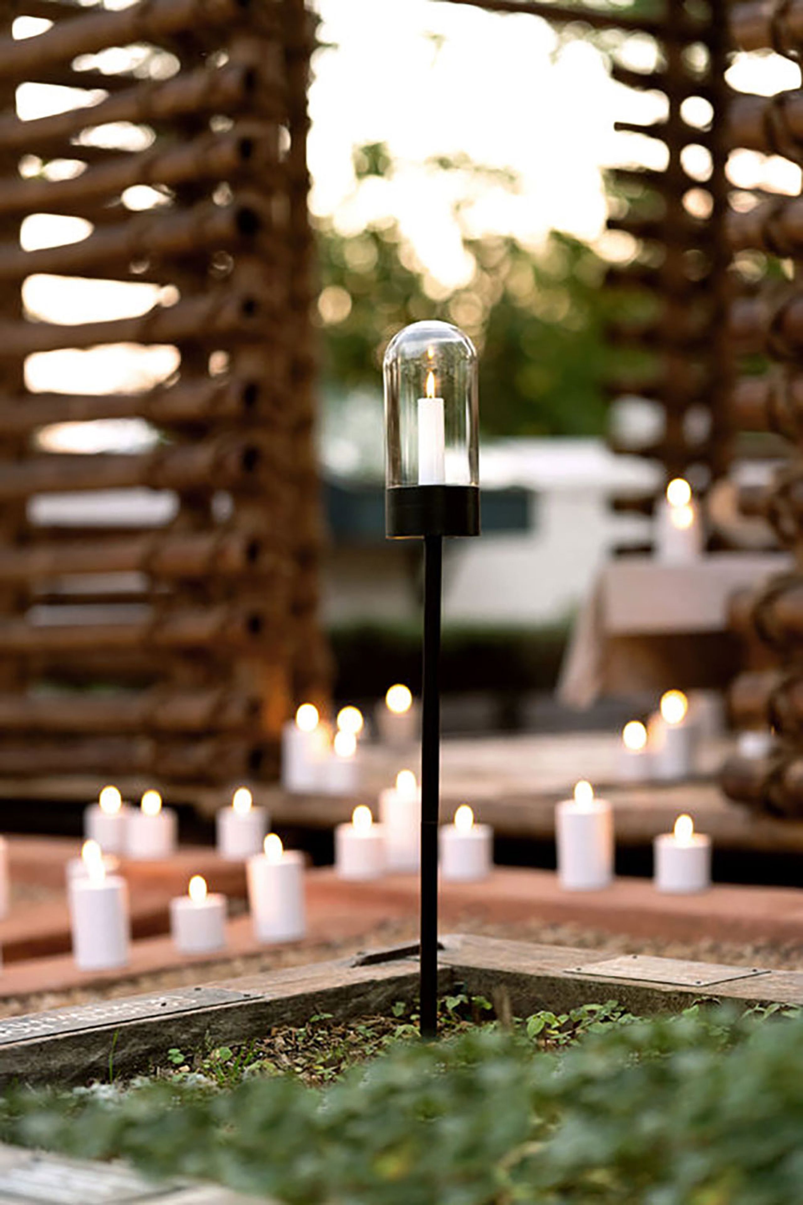Uyuni - Velas - Outdoor LED Pillar Candle - White - 7,8x12,7 cm