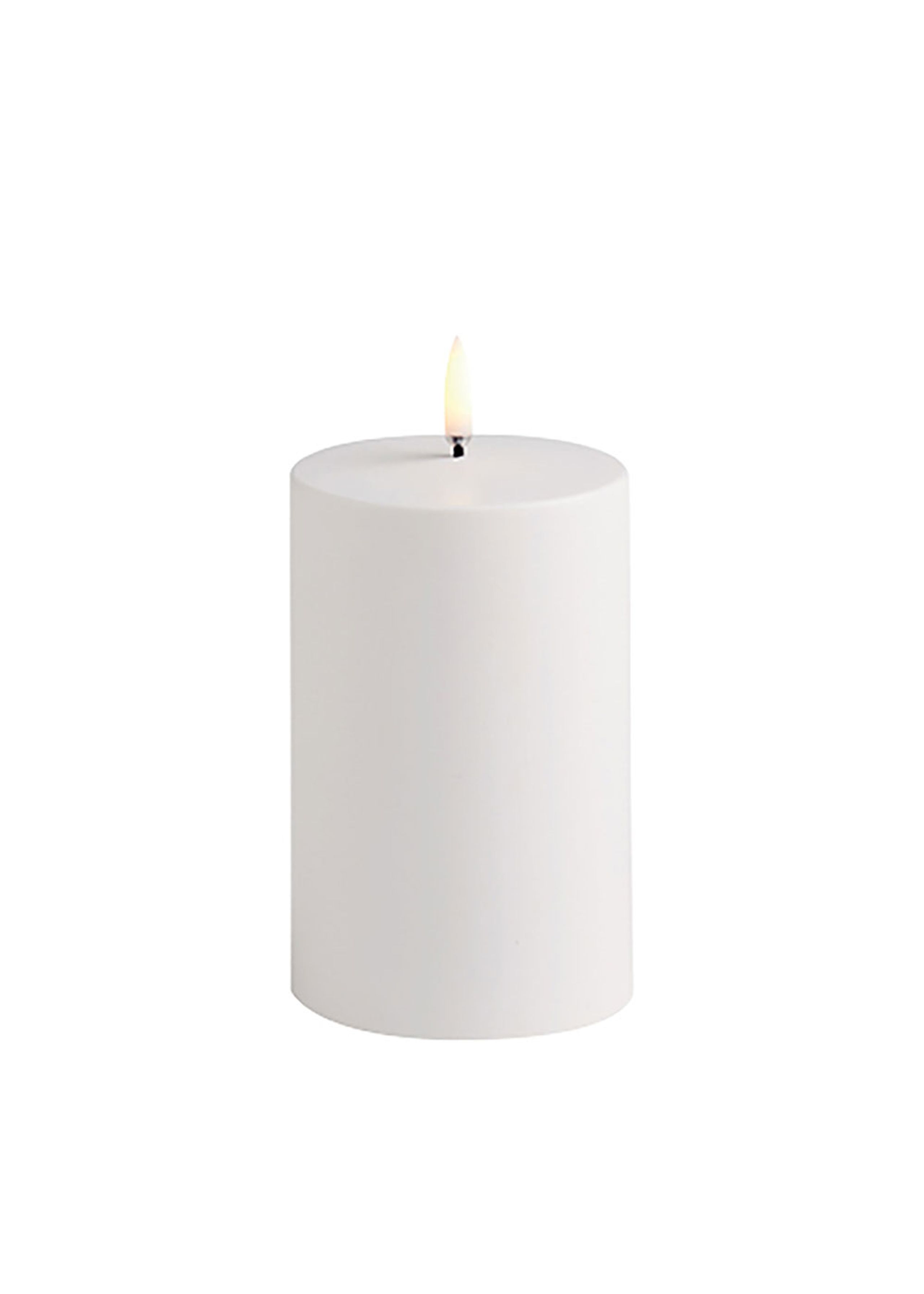 Uyuni - Velas - Outdoor LED Pillar Candle - White - 7,8x12,7 cm