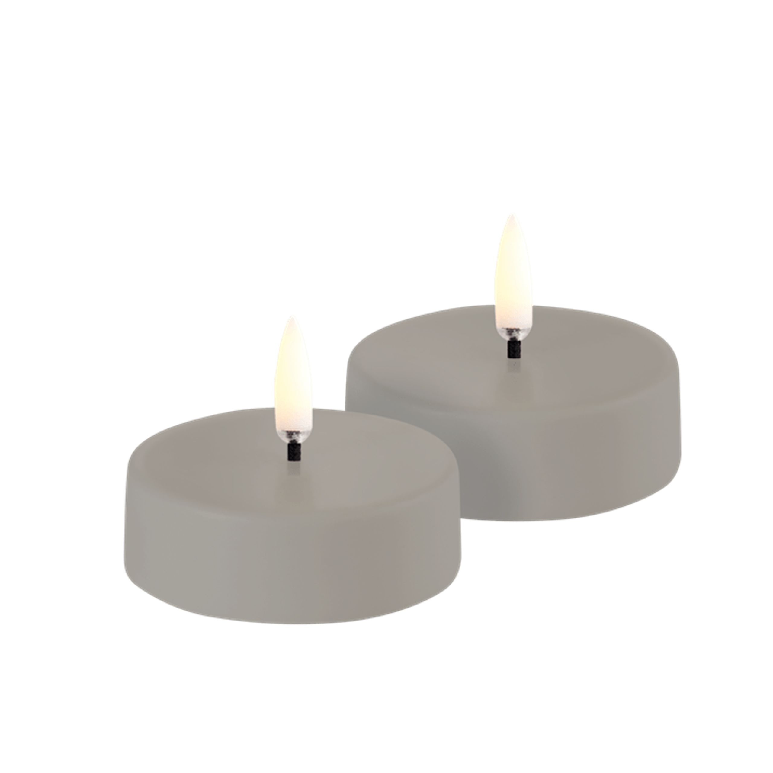 Uyuni - Kerzen - Rechargeable Tealight - Sandstone, W6,0 x H2,3 cm